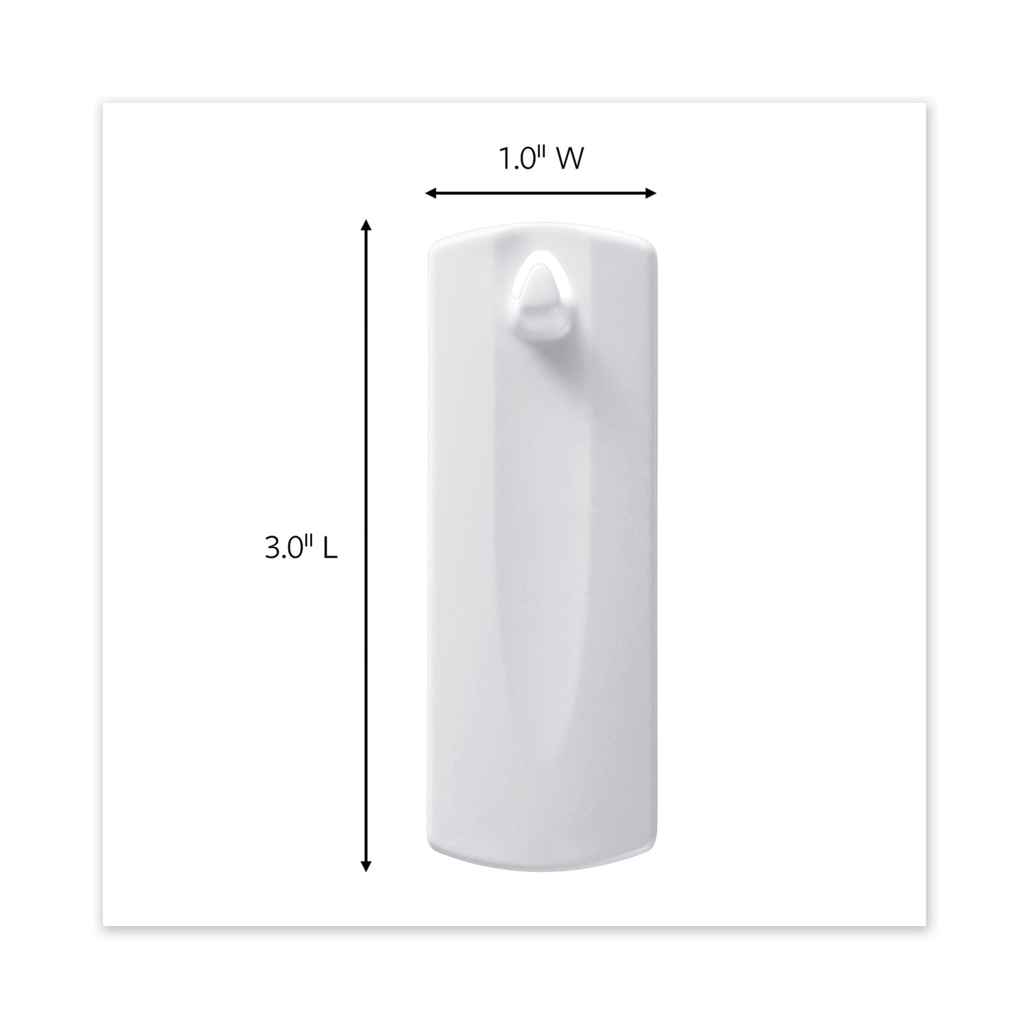 Command™ Sawtooth Picture Hanger Value Pack, Large, Plastic, White, 5 Lb Capacity, 3 Hooks And 6 Strips/pack