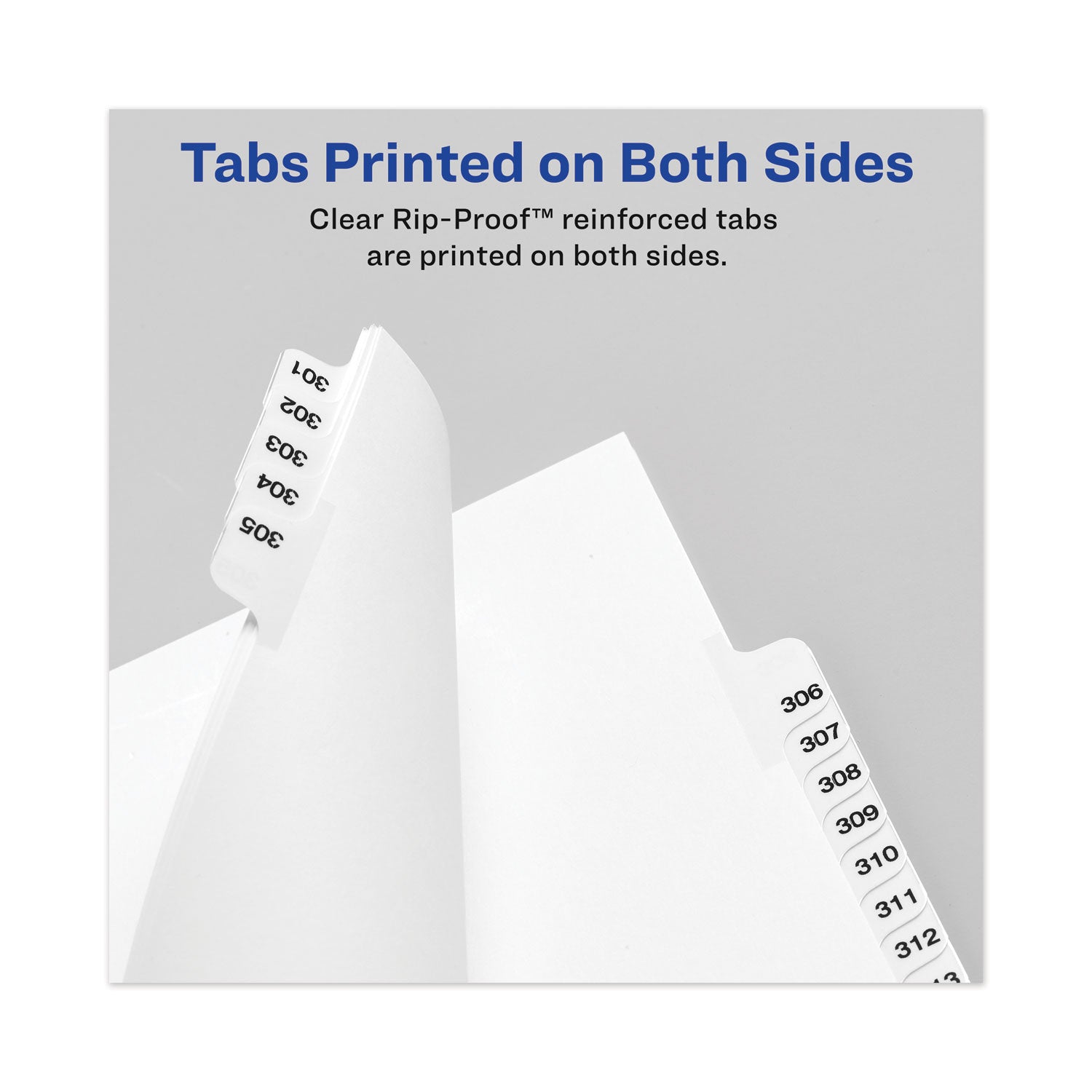 Avery® Avery-Style Preprinted Legal Bottom Tab Divider, 26-Tab, Exhibit I, 11 x 8.5, White, 25/PK
