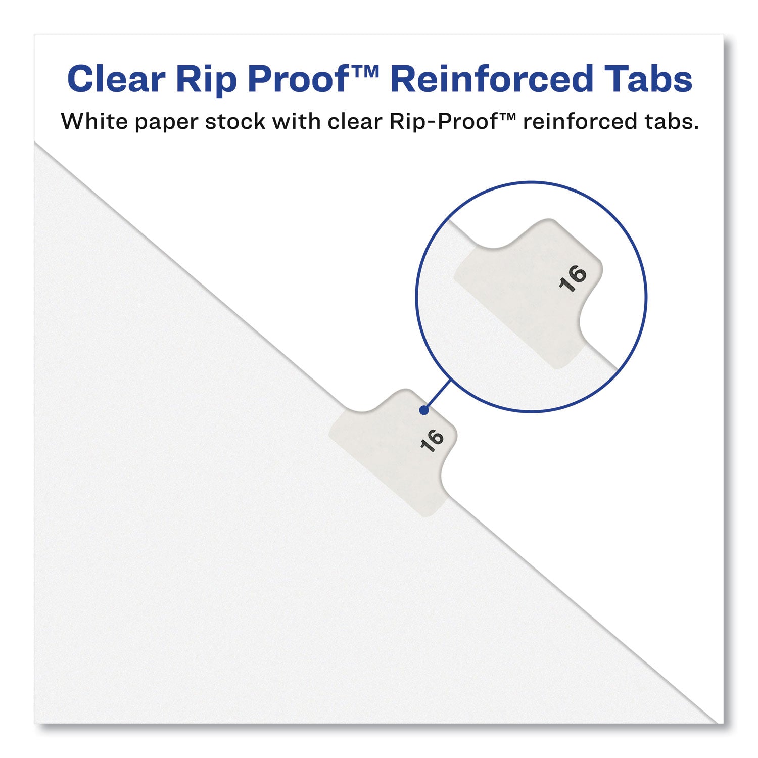 Avery® Avery-Style Preprinted Legal Bottom Tab Divider, 26-Tab, Exhibit I, 11 x 8.5, White, 25/PK