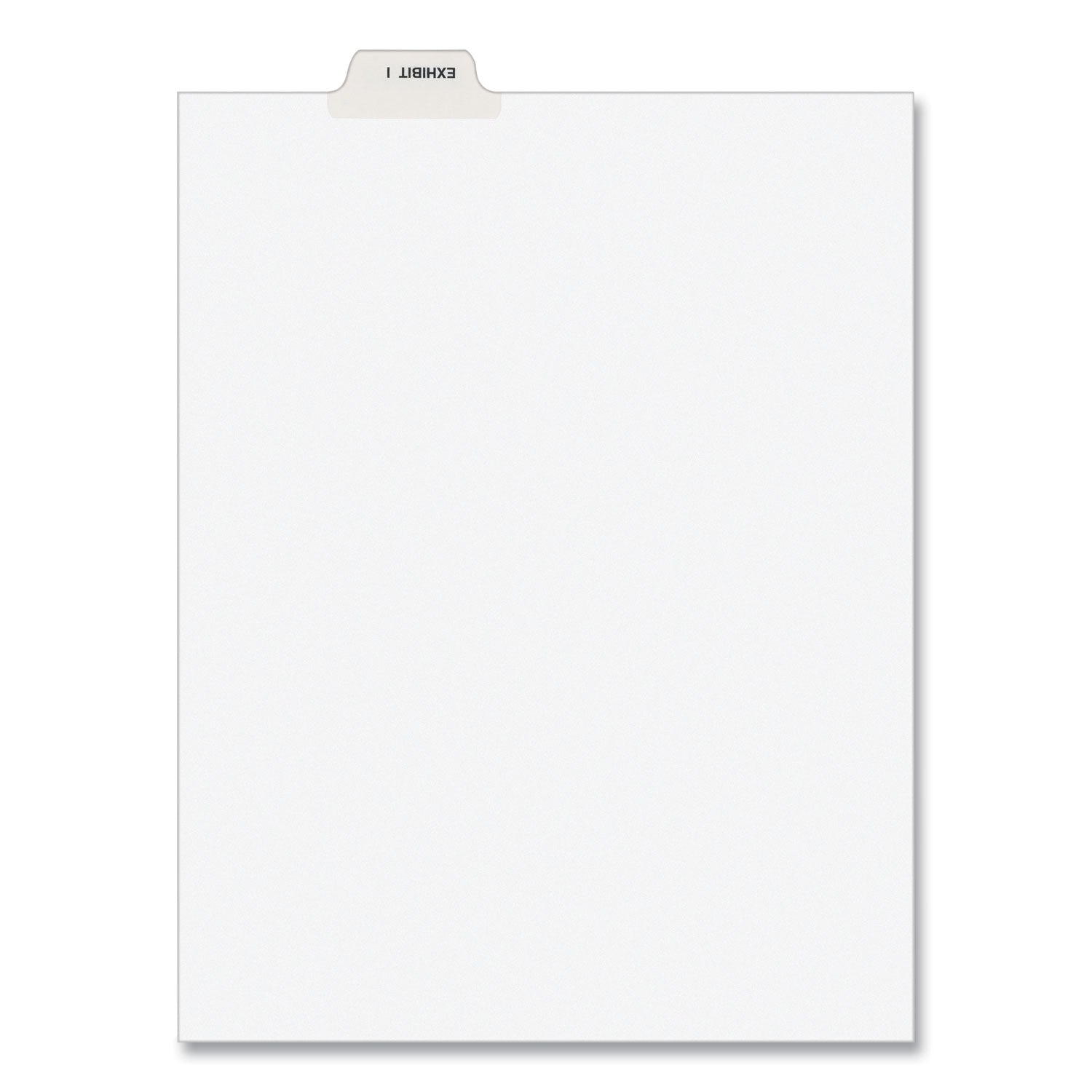 Avery-Style Preprinted Legal Bottom Tab Divider, 26-Tab, Exhibit I, 11 x 8.5, White, 25/PK