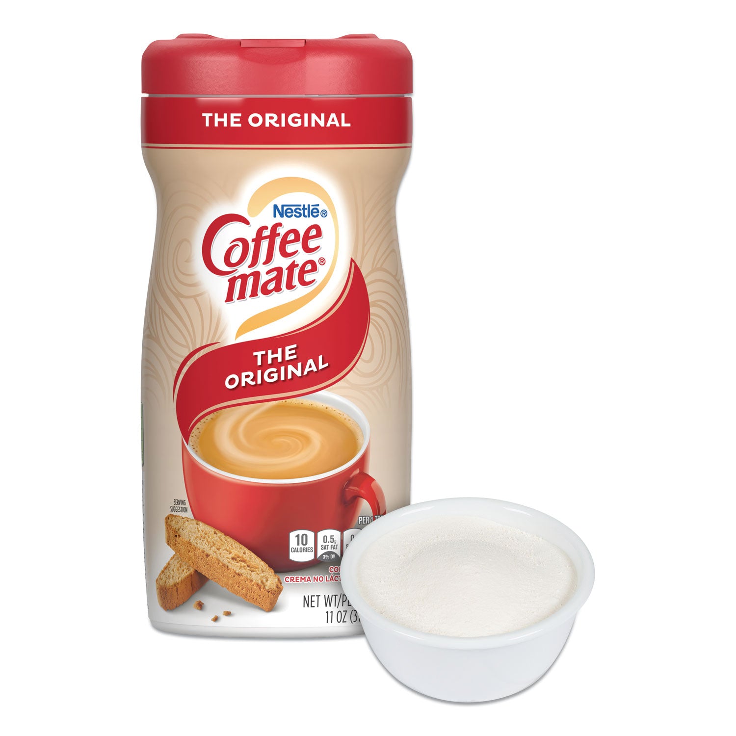 Coffee mate® Non-Dairy Powdered Creamer, Original, 11 Oz Canister, 12/carton