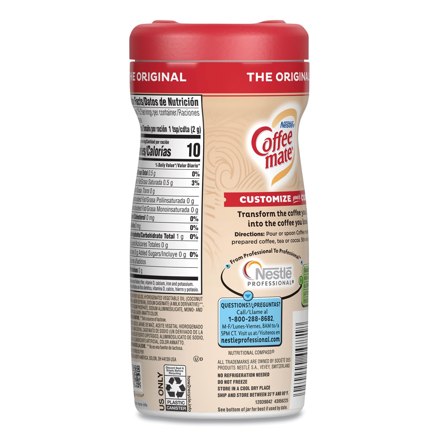 Coffee mate® Original Flavor Powdered Creamer, 11 oz Canister