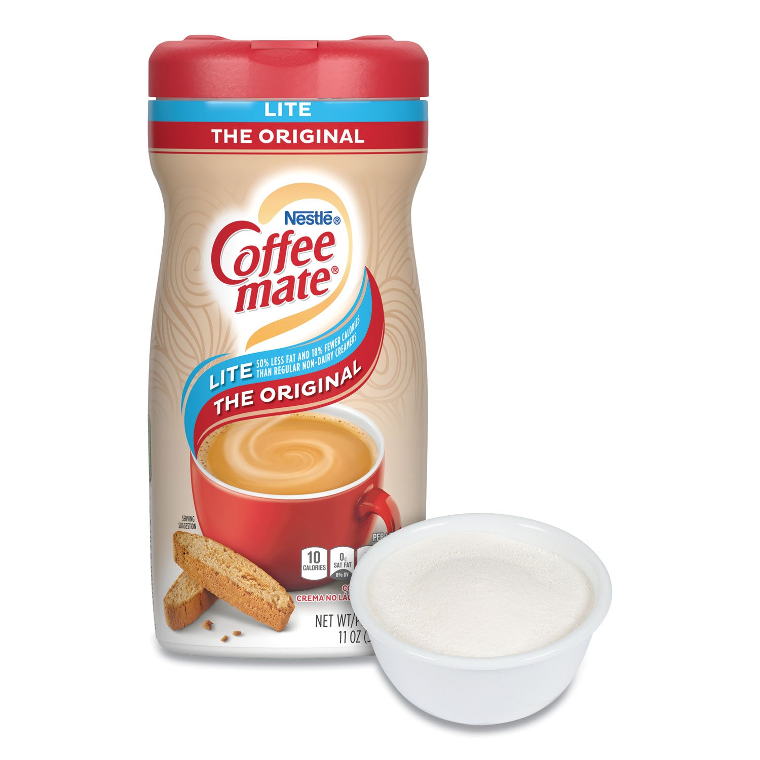 Coffee mate® Original Lite Powdered Creamer, 11 oz Canister