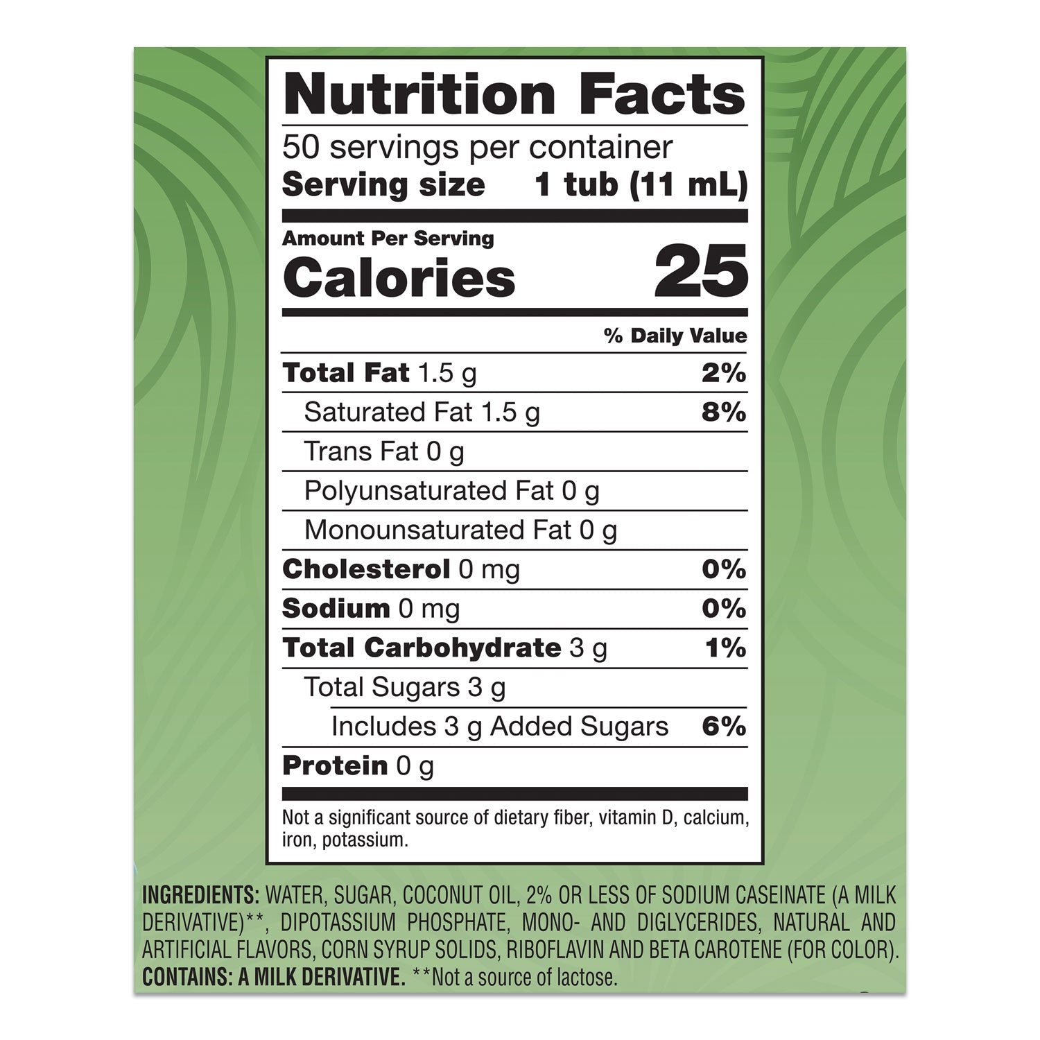 Coffee mate® Liquid Coffee Creamer, Irish Cream, 0.38 oz Mini Cups, 50/Box, 4 Boxes/Carton