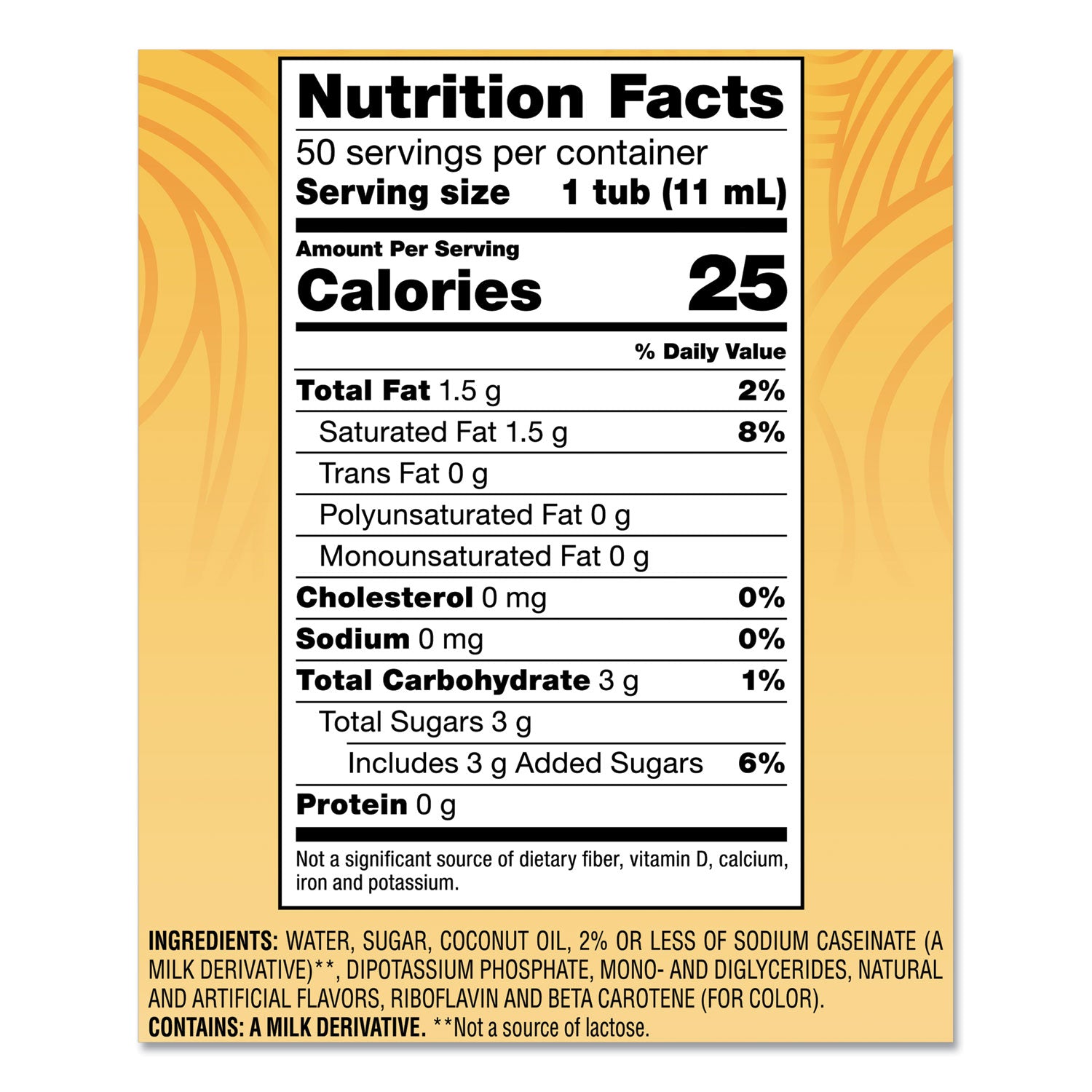 Coffee mate® Liquid Coffee Creamer, Hazelnut, 0.38 oz Mini Cups, 50/Box, 4 Boxes/Carton