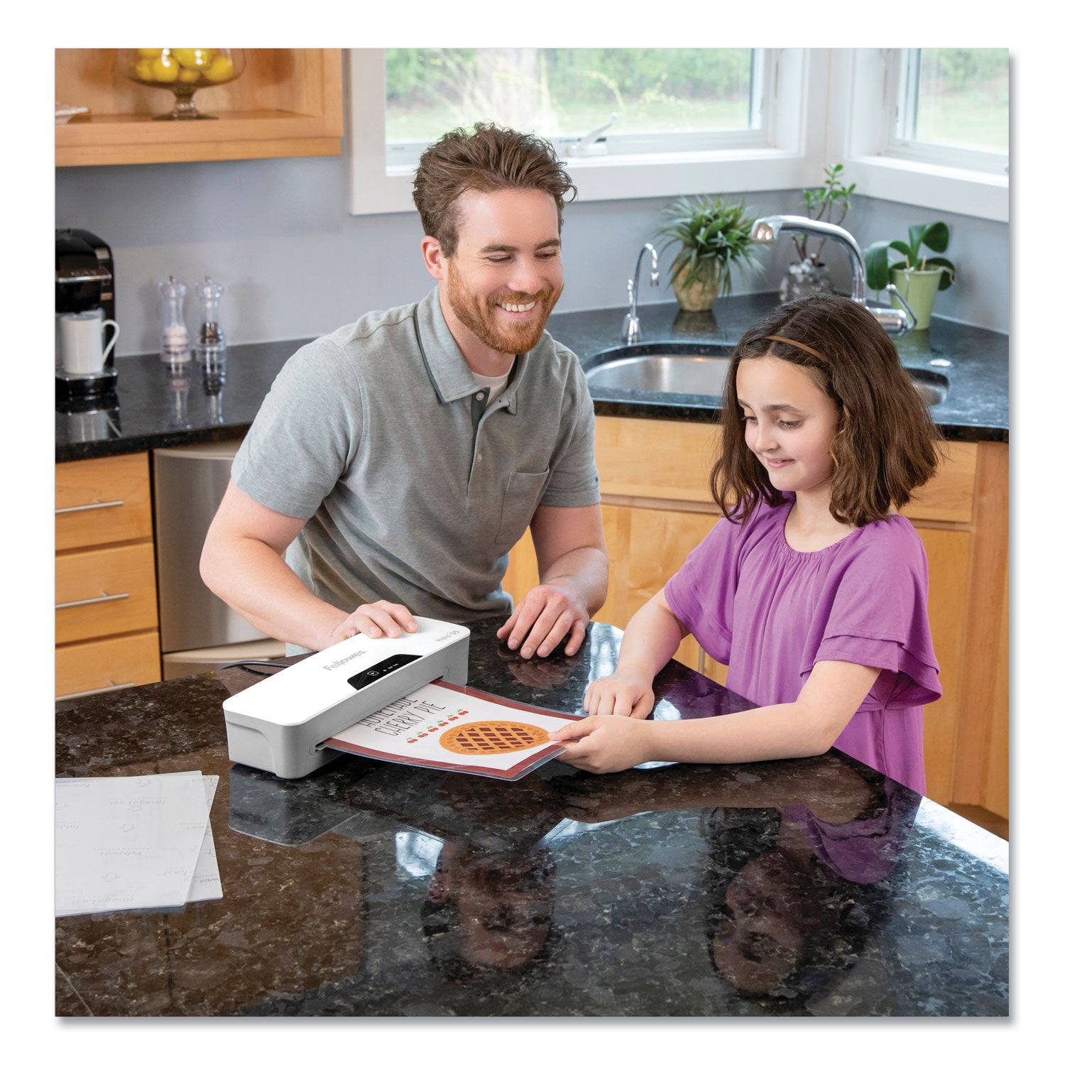 Fellowes® Halo Laminator, Two Rollers, 9.5" Max Document Width, 5 Mil Max Document Thickness