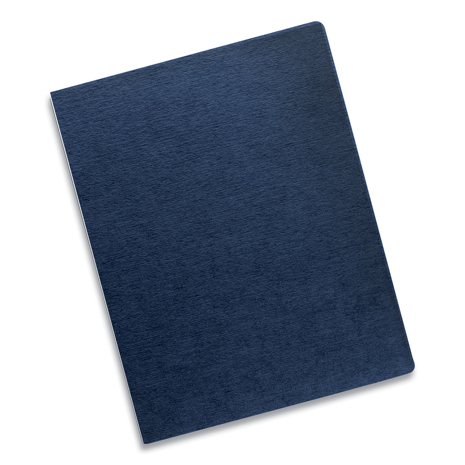 Fellowes® Expressions Linen Texture Presentation Covers for Binding Systems, Navy, 11.25 x 8.75, Unpunched, 200/Pack
