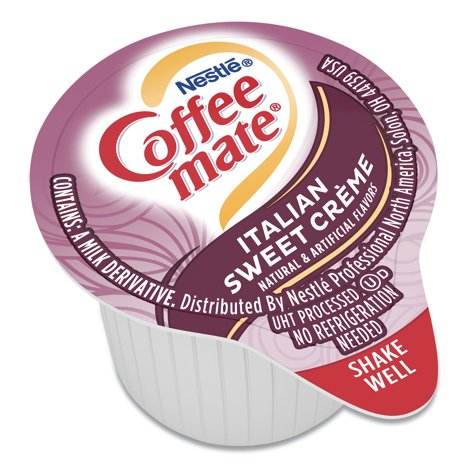 Coffee mate® Liquid Coffee Creamer, Italian Sweet Cream, 0.38 oz Mini Cups, 50/Box