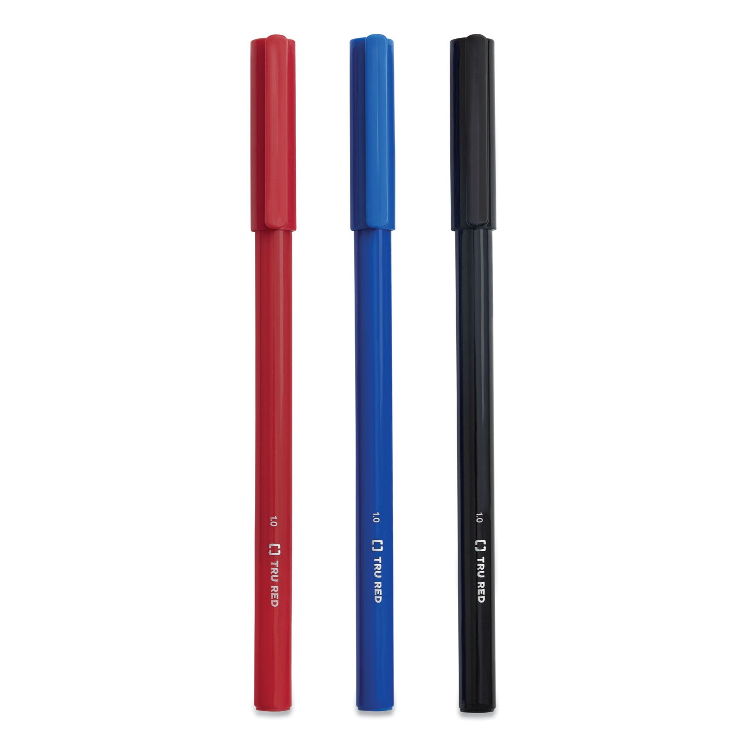 TRU RED™ Ballpoint Pen, Stick, Medium 1 Mm, Assorted Ink And Barrel Colors, 60/pack