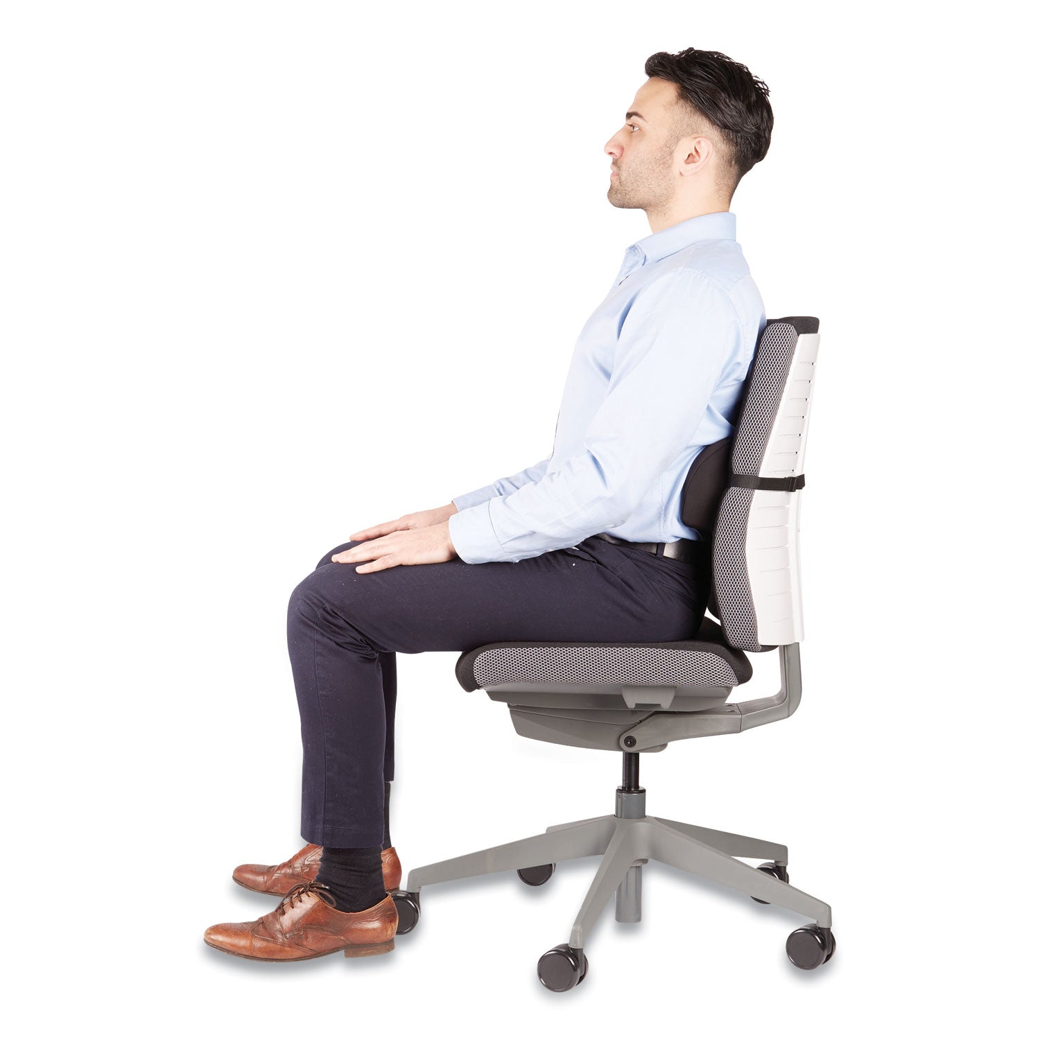 Fellowes® Lumbar Back Support, 12 X 3.13 X 5.19, Black