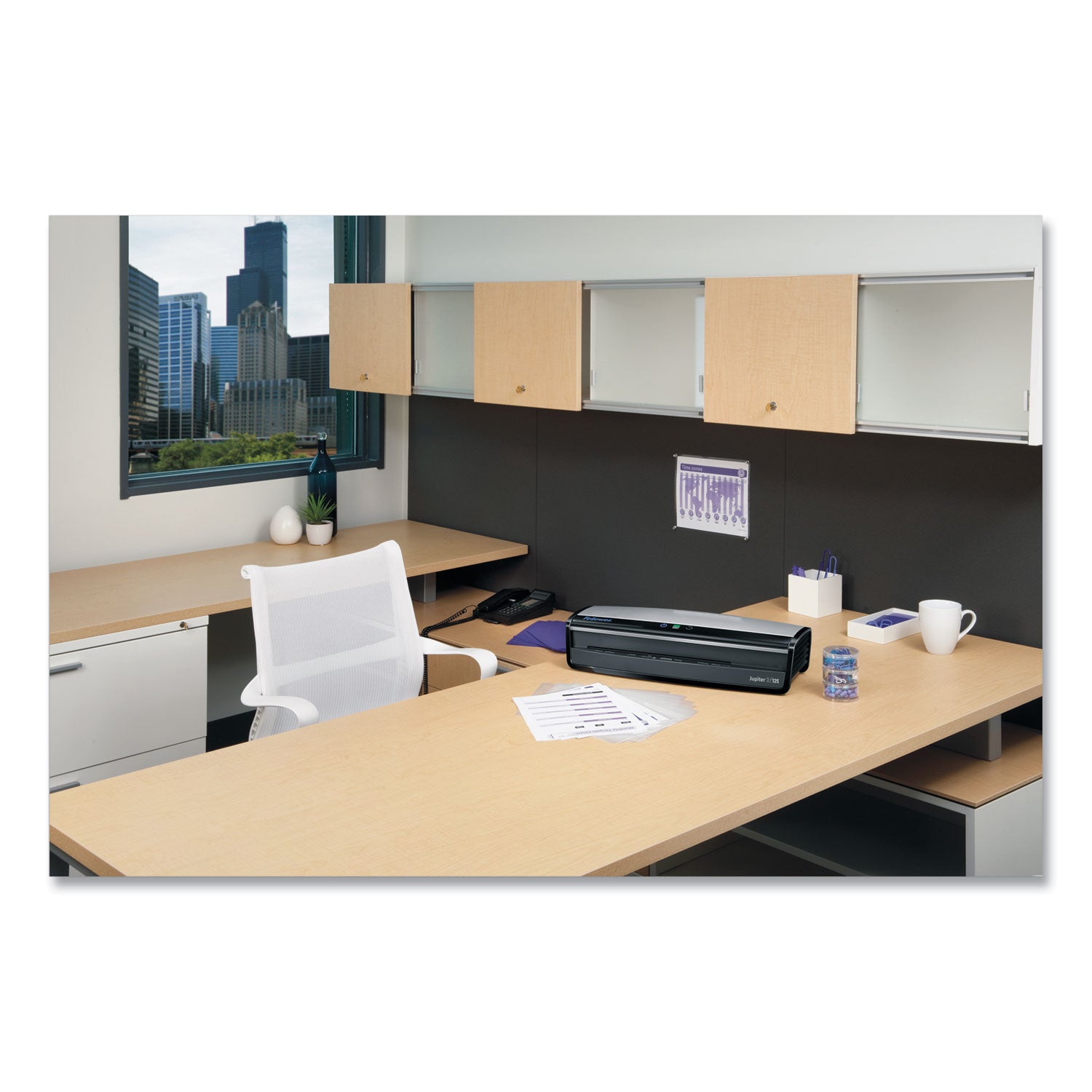 Fellowes® Jupiter 2 125 Laminator, 6 Rollers, 12" Max Document Width, 10 mil Max Document Thickness