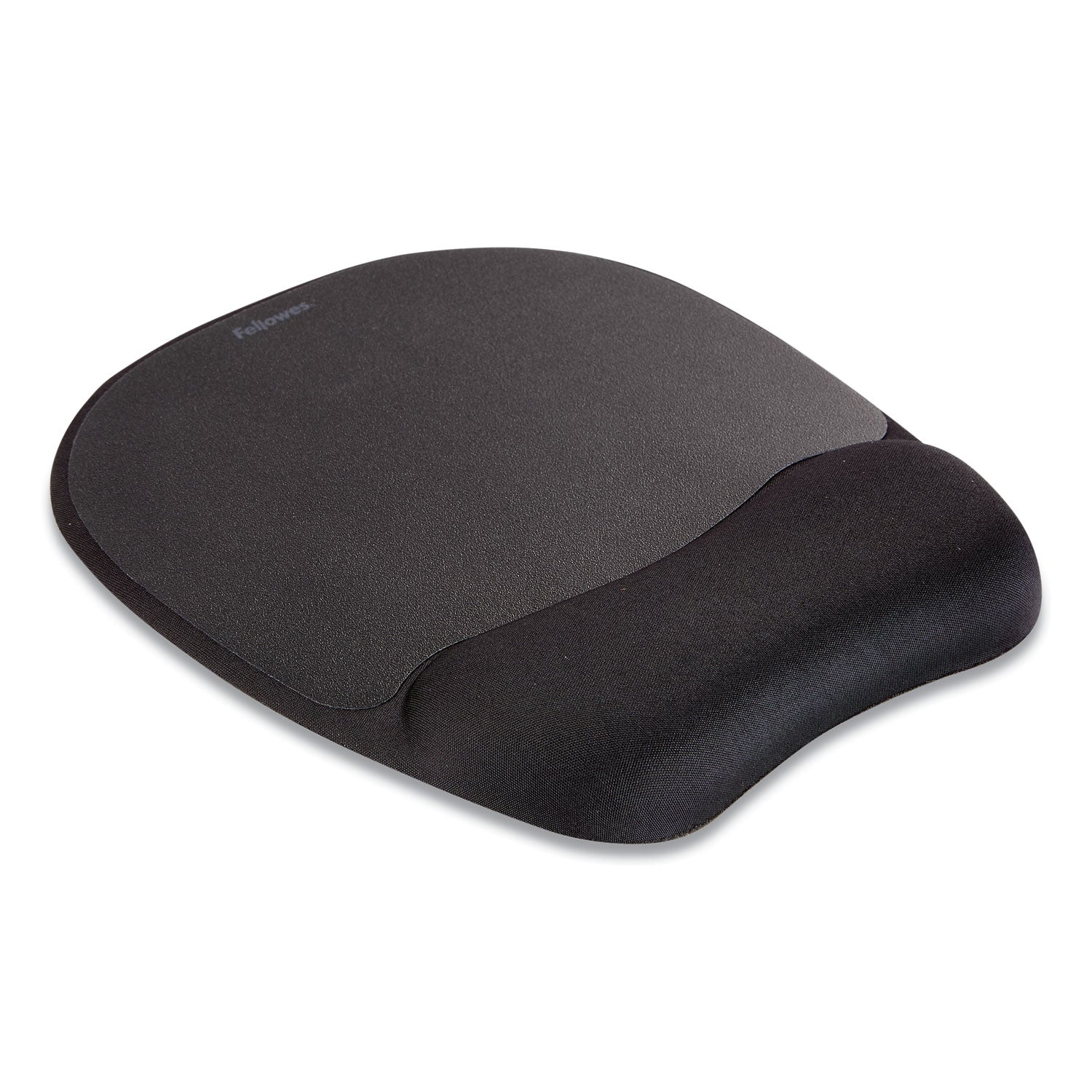 Fellowes® Memory Foam Mouse Pad with Wrist Rest, 7.93 x 9.25, Black