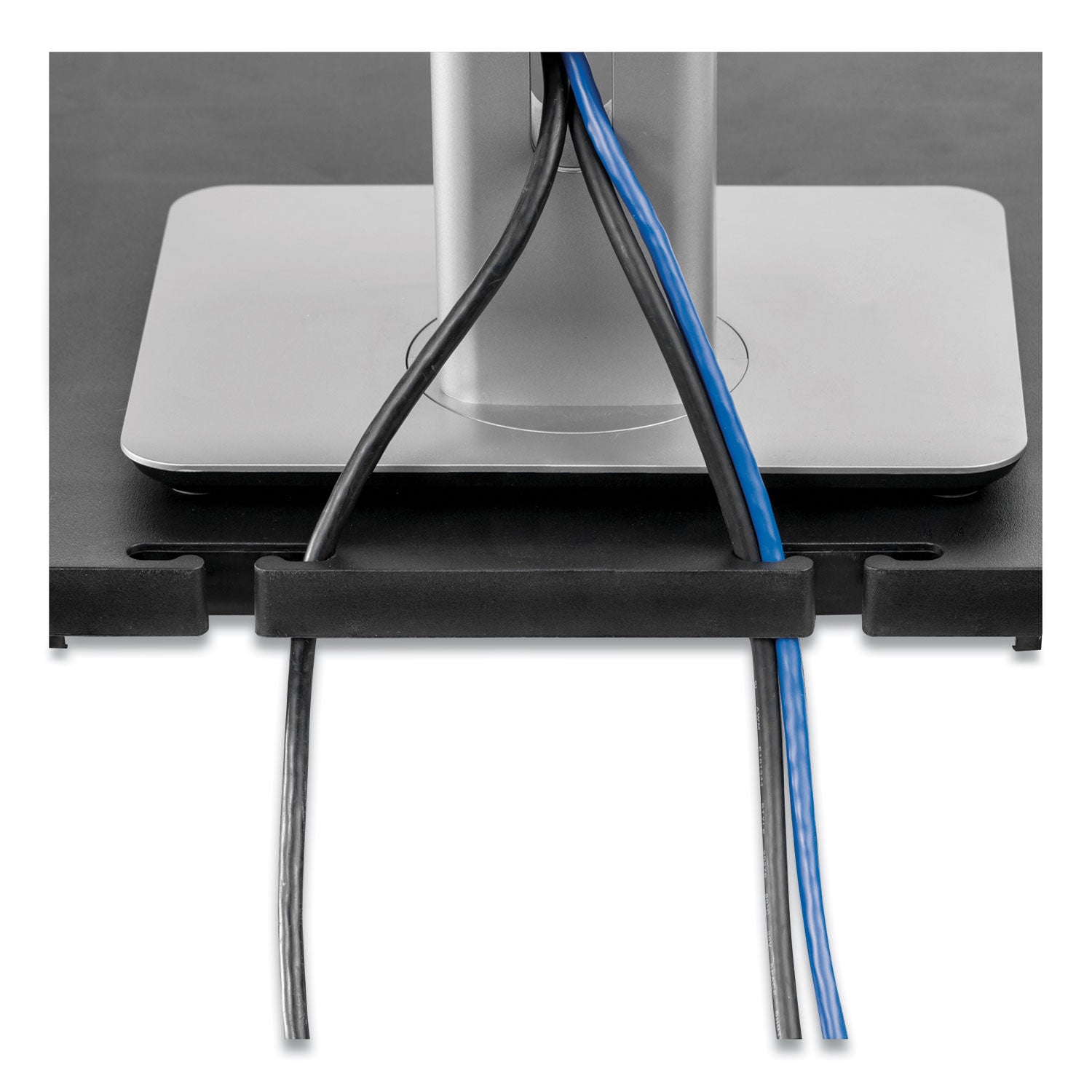 Fellowes® Standard Monitor Riser, 13.38" X 13.63" X 2" To 4", Graphite, Supports 60 Lbs