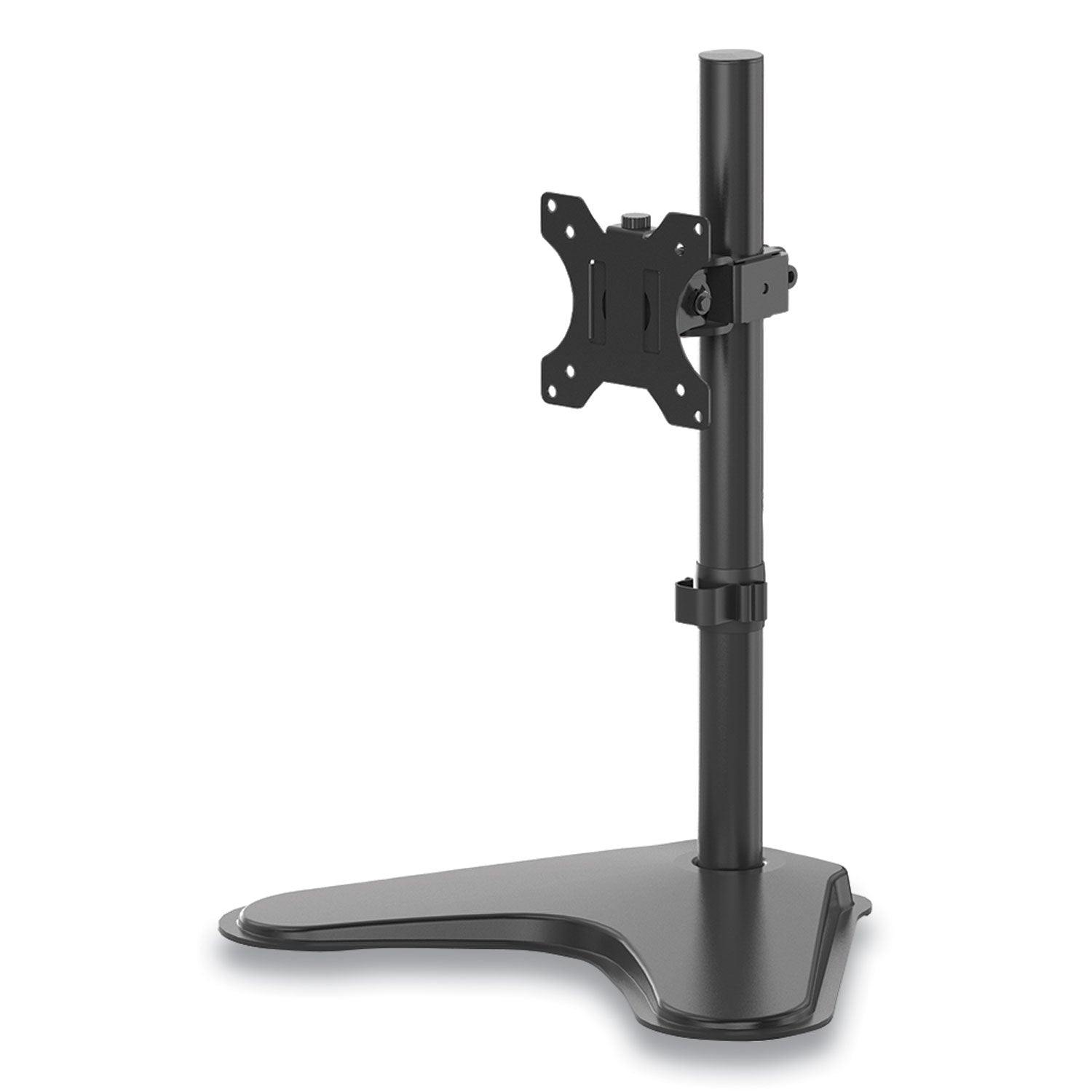 Fellowes® Professional Series Single Freestanding Monitor Arm, For 32" Monitors, 11" X 15.4" X 18.3", Black, Supports 17 Lb