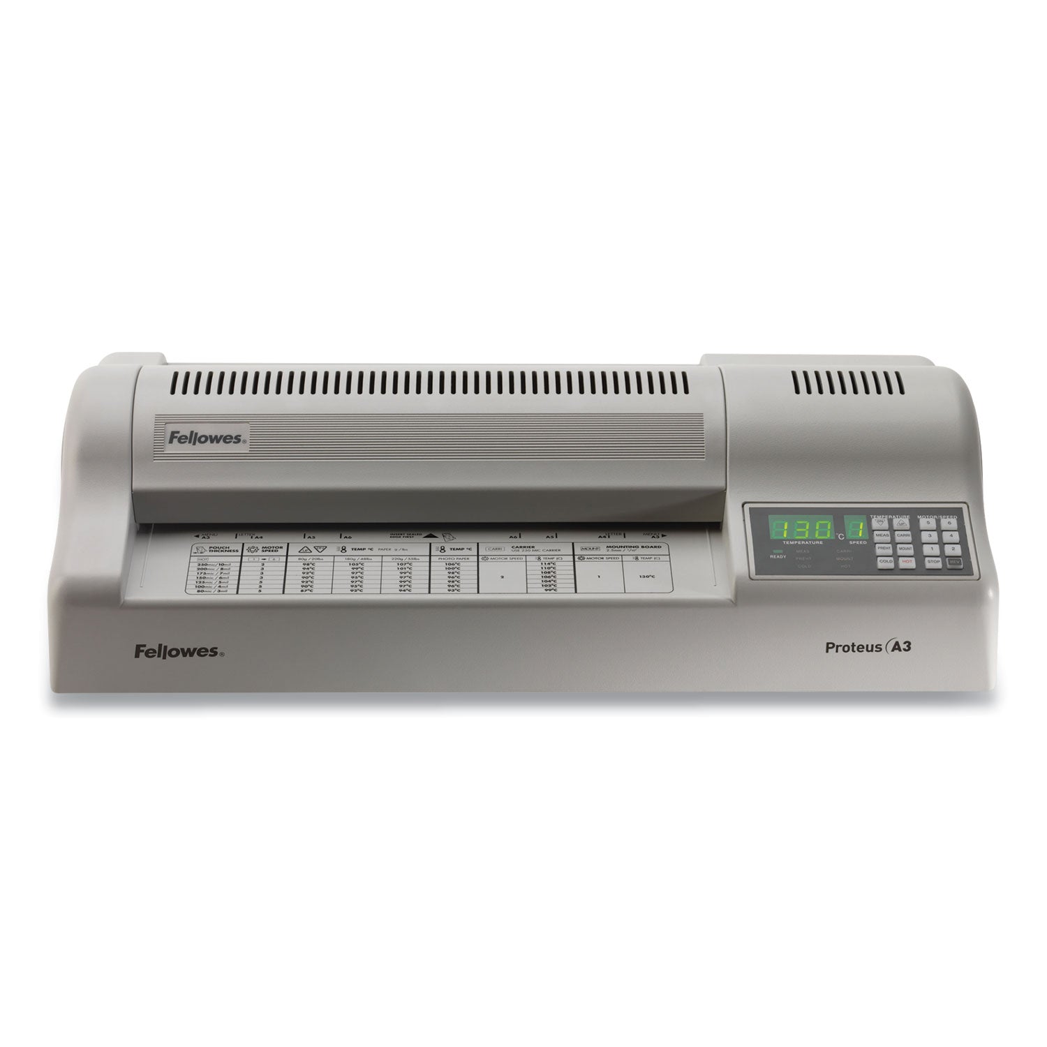 Fellowes® Proteus 125 Laminator, Six Rollers, 12" Max Document Width, 10 Mil Max Document Thickness