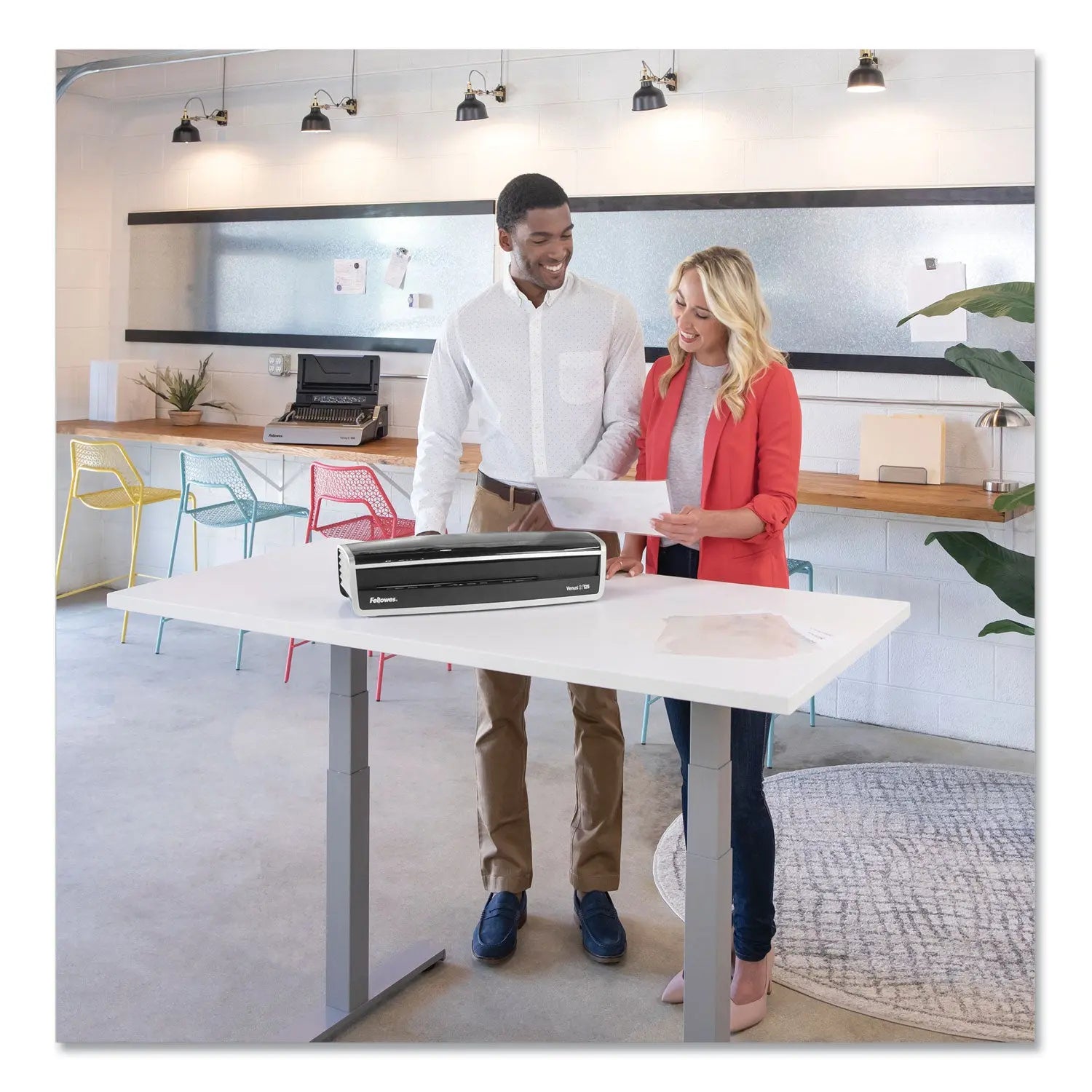 Venus 2 125 Laminator, Six Rollers, 12" Max Document Width, 10 mil Max Document Thickness Fellowes® Flipcost