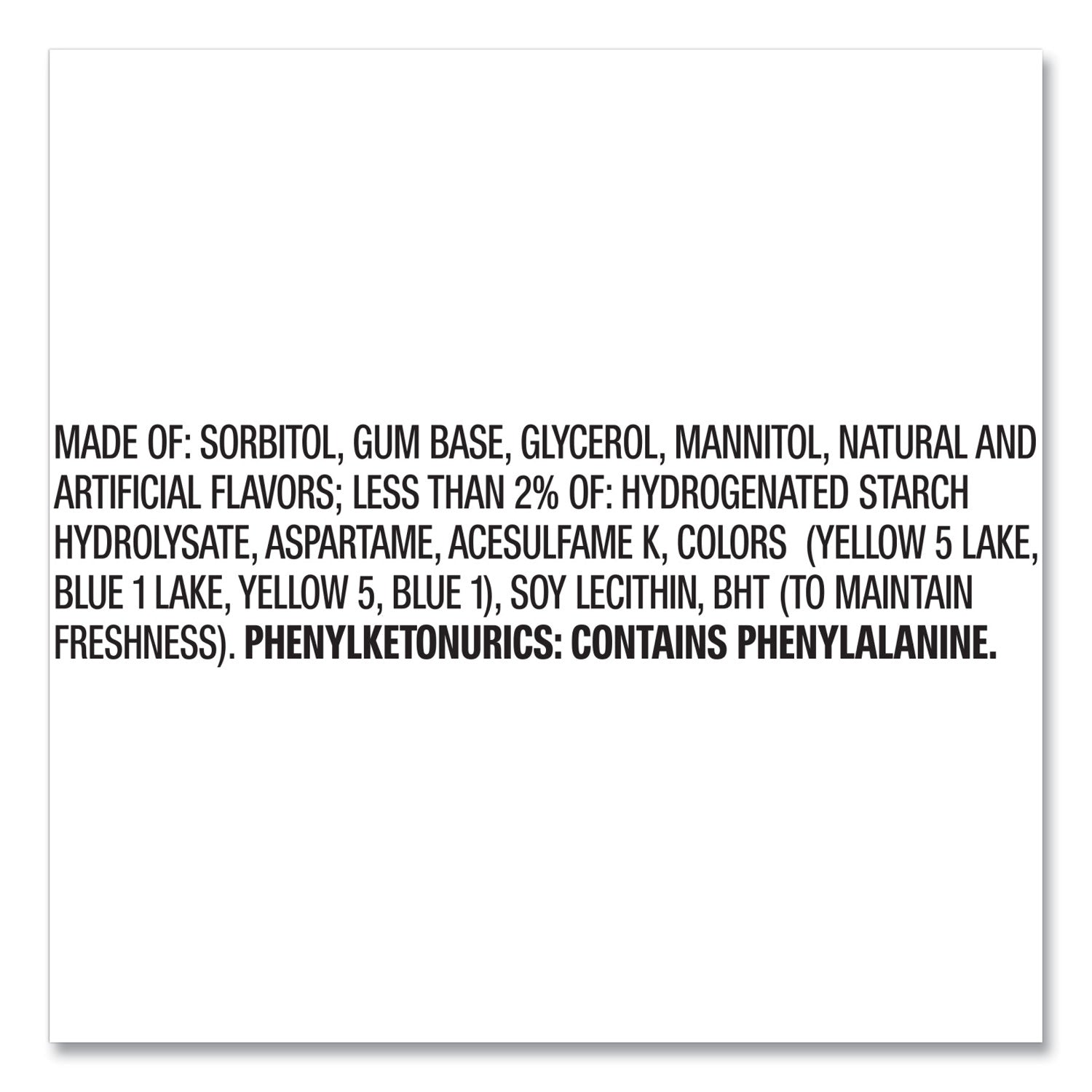 Wrigley's® 5 Gum, Peppermint Cobalt, 15 Sticks/pack, 10 Packs/box