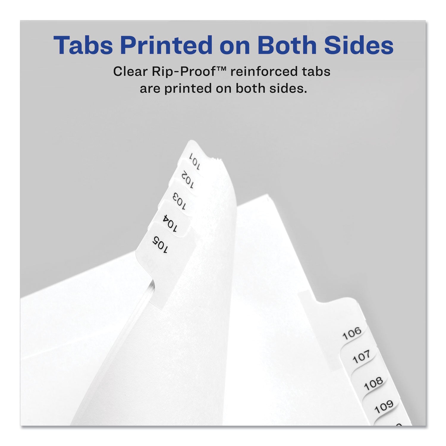 Avery® Preprinted Legal Exhibit Side Tab Index Dividers, Allstate Style, 25-Tab, Exhibit 1 To Exhibit 25, 11 X 8.5, White, 1 Set