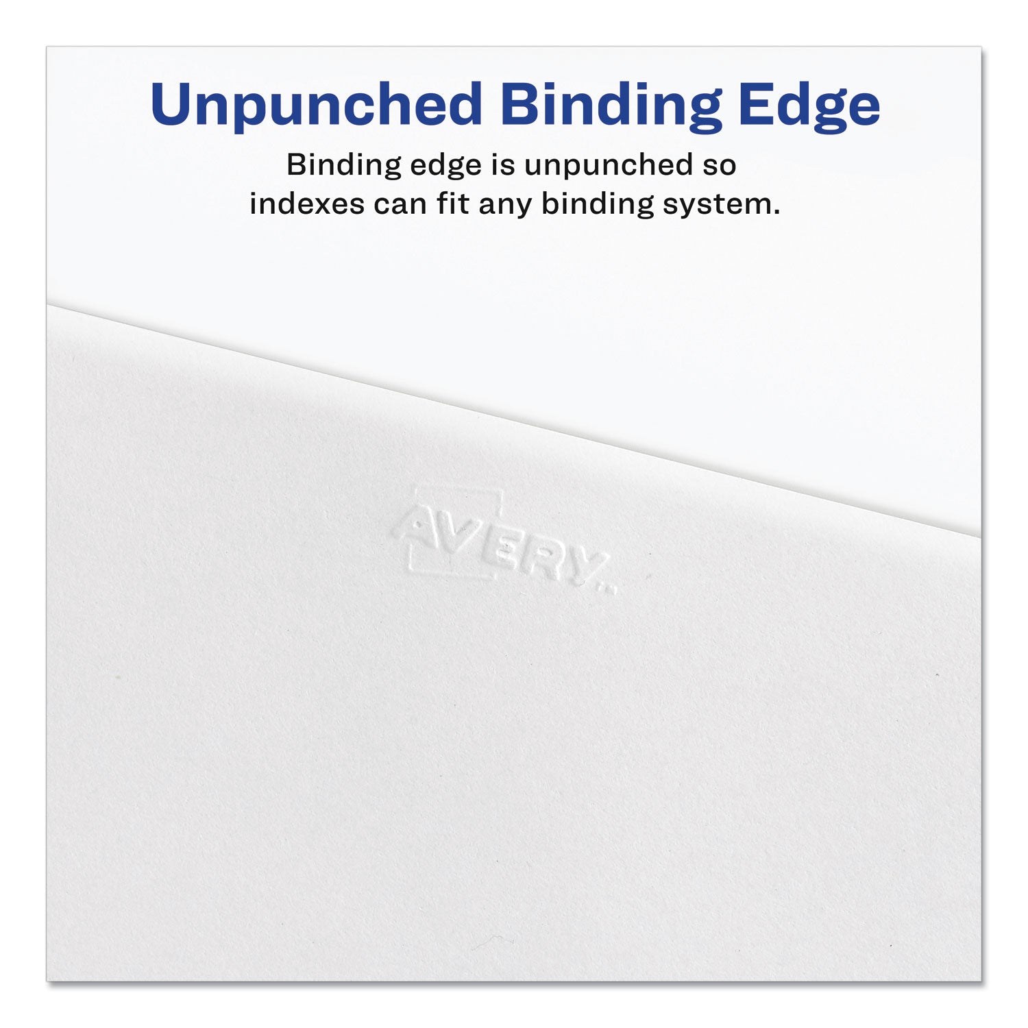 Avery® Preprinted Legal Exhibit Side Tab Index Dividers, Allstate Style, 25-Tab, 26 To 50, 11 X 8.5, White, 1 Set, (1702)