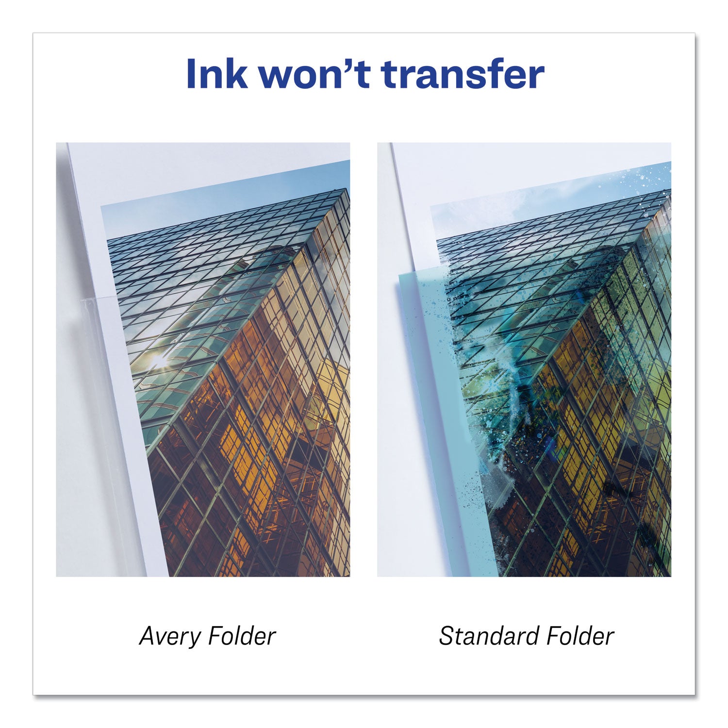 Avery® Clear Plastic Sleeves, Letter Size, Clear, 12/pack