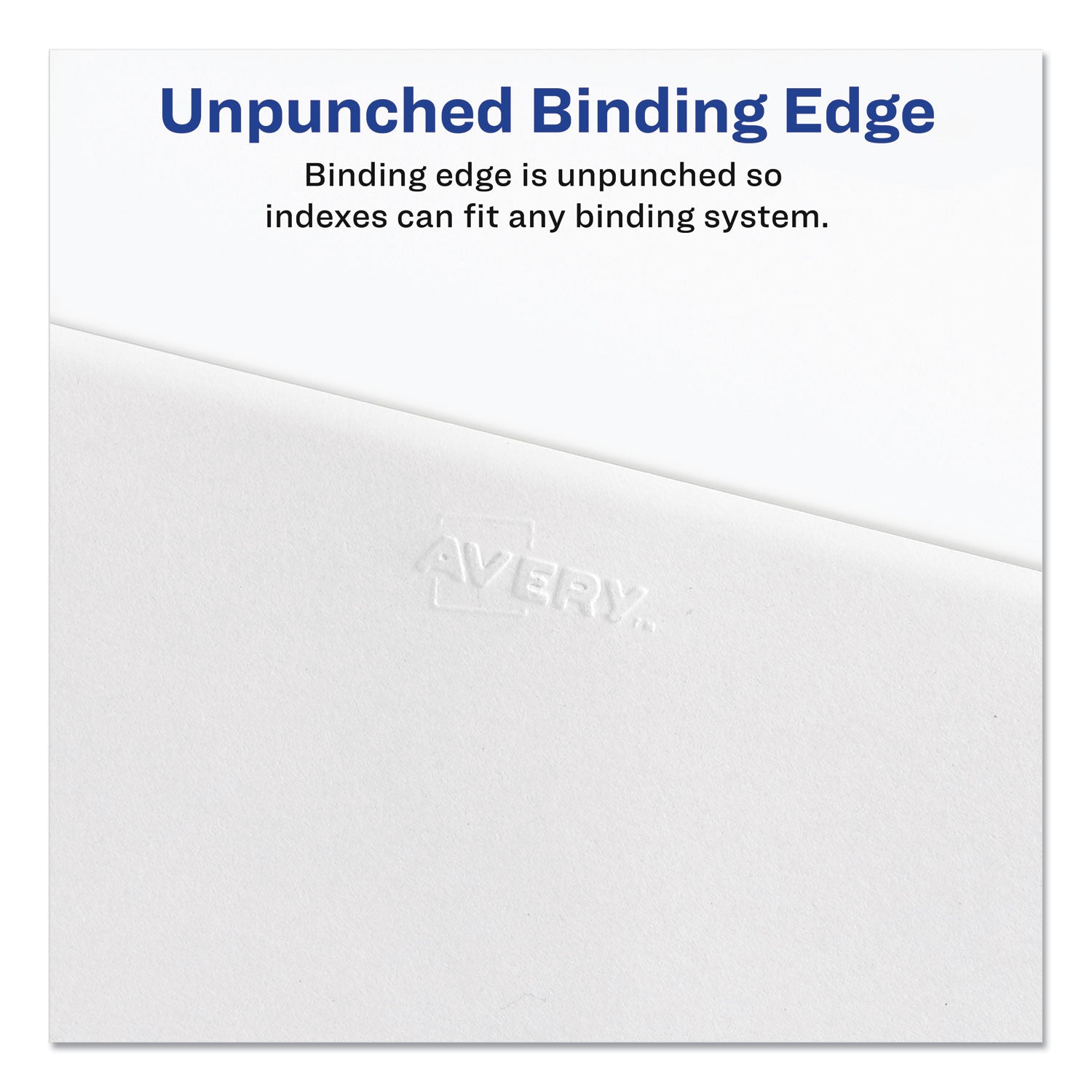 Avery® Preprinted Legal Exhibit Side Tab Index Dividers, Allstate Style, 25-Tab, 1 To 25, 11 X 8.5, White, 1 Set, (1701)