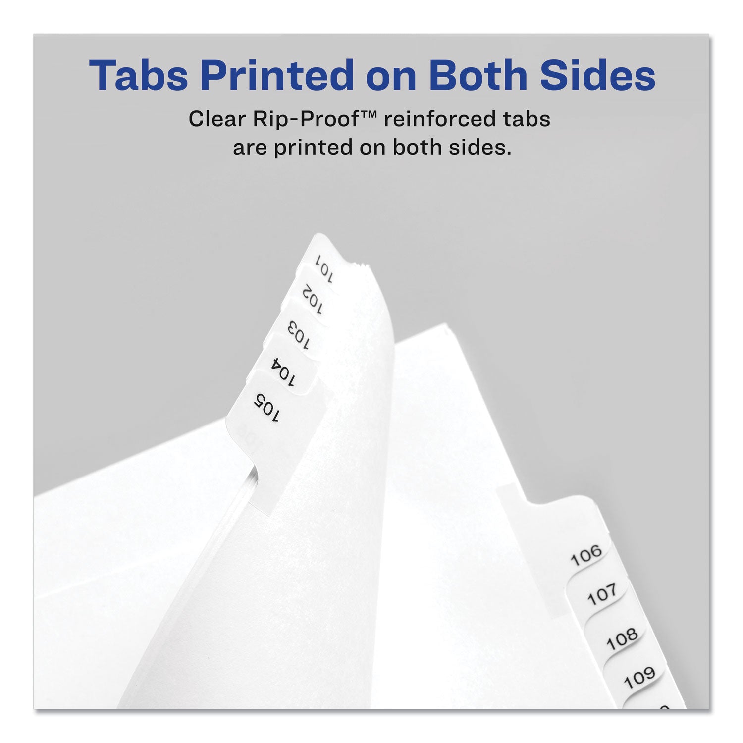 Avery® Preprinted Legal Exhibit Side Tab Index Dividers, Allstate Style, 10-Tab, 11, 11 X 8.5, White, 25/pack