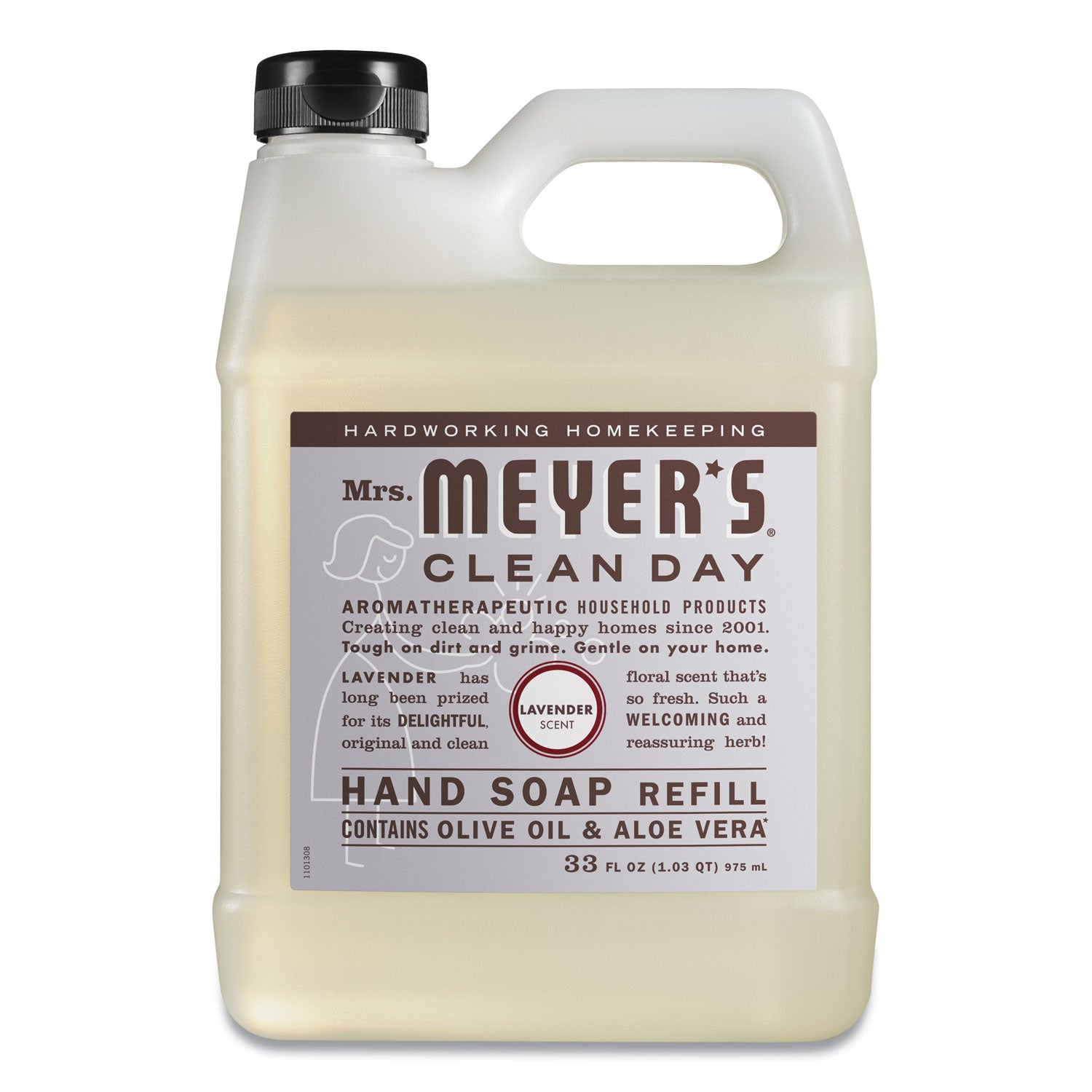 Clean Day Liquid Hand Soap, Lavender, 33 oz, 6/Carton