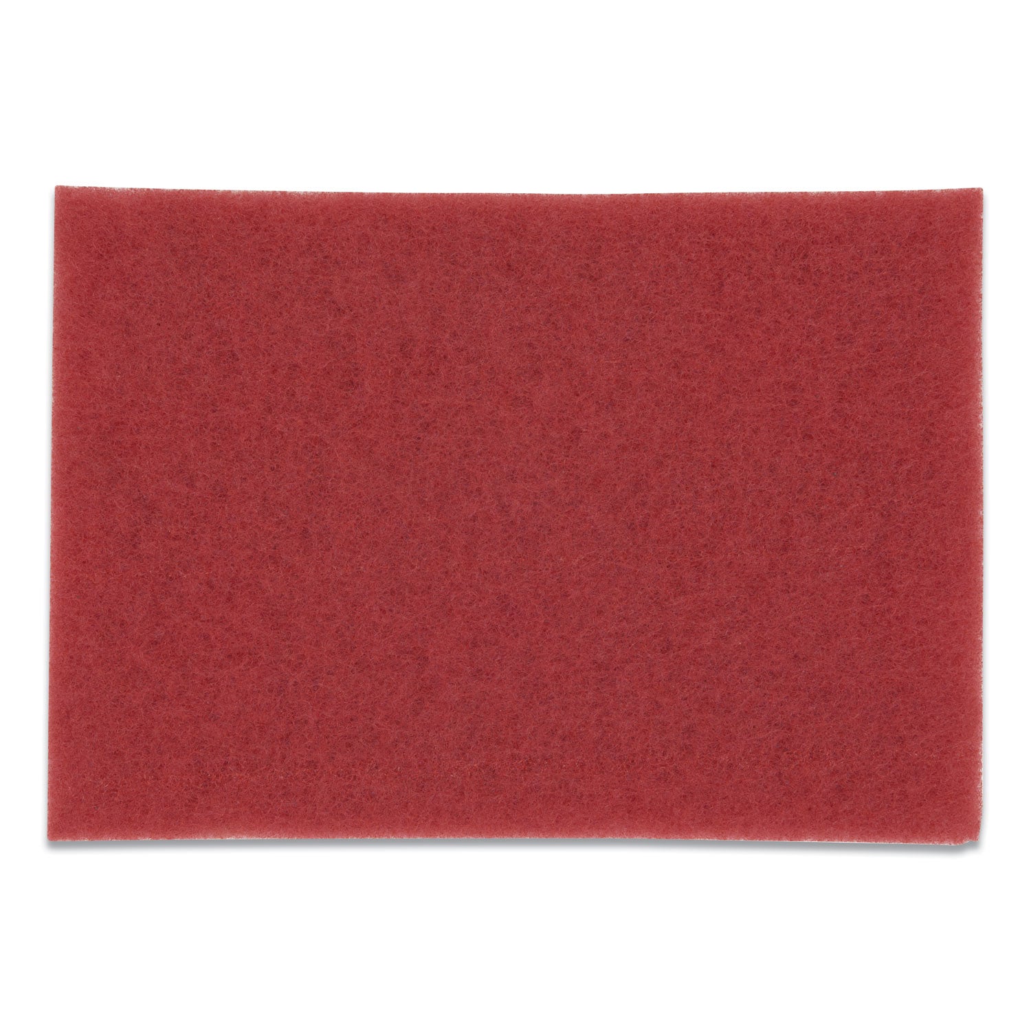 Low-Speed Buffer Floor Pads 5100, 20 x 14, Red, 10/Carton