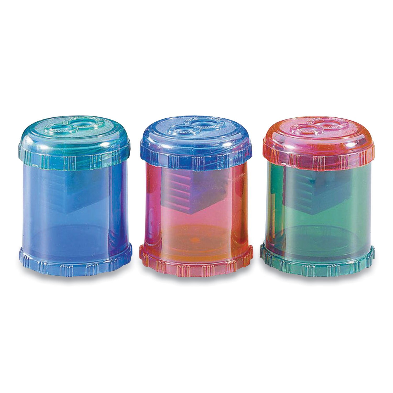 Manual Pencil and Crayon Sharpener, Randomly Assorted Colors