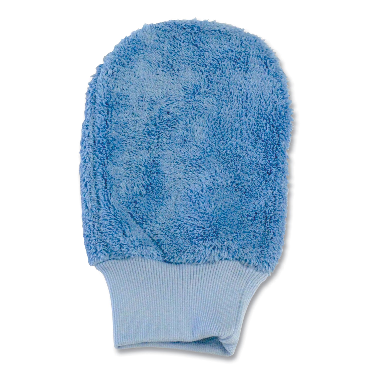 Microfiber Mitt without Thumb, Blue, 5" x 10"