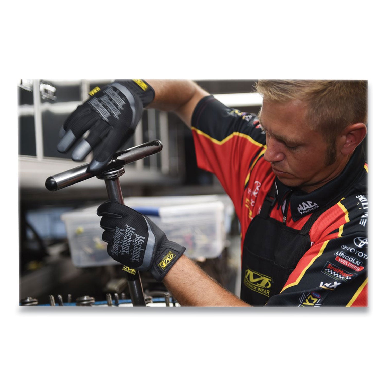 Mechanix Wear® Fastfit Work Gloves, Black/gray, Large