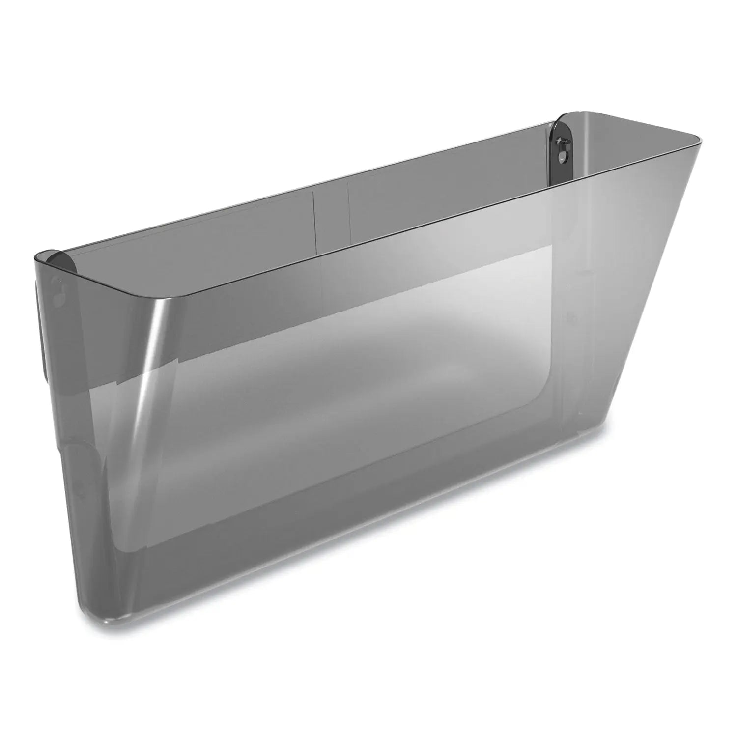 Unbreakable Plastic Wall File, Legal Size, 15.4" x 4" x 7.6", Smoke TRU RED™ Flipcost