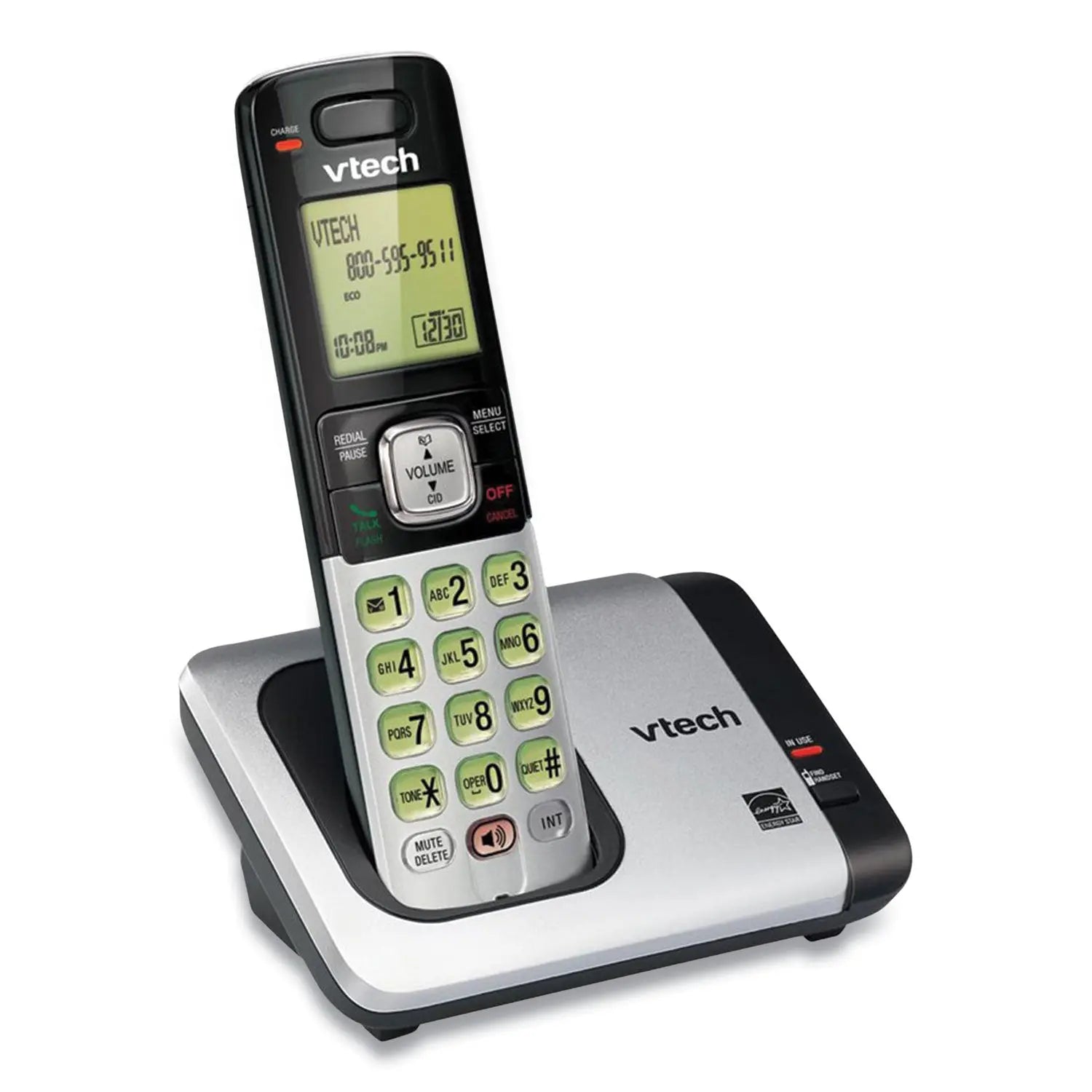CS6719 Cordless Telephone, Black/Silver Vtech® Flipcost