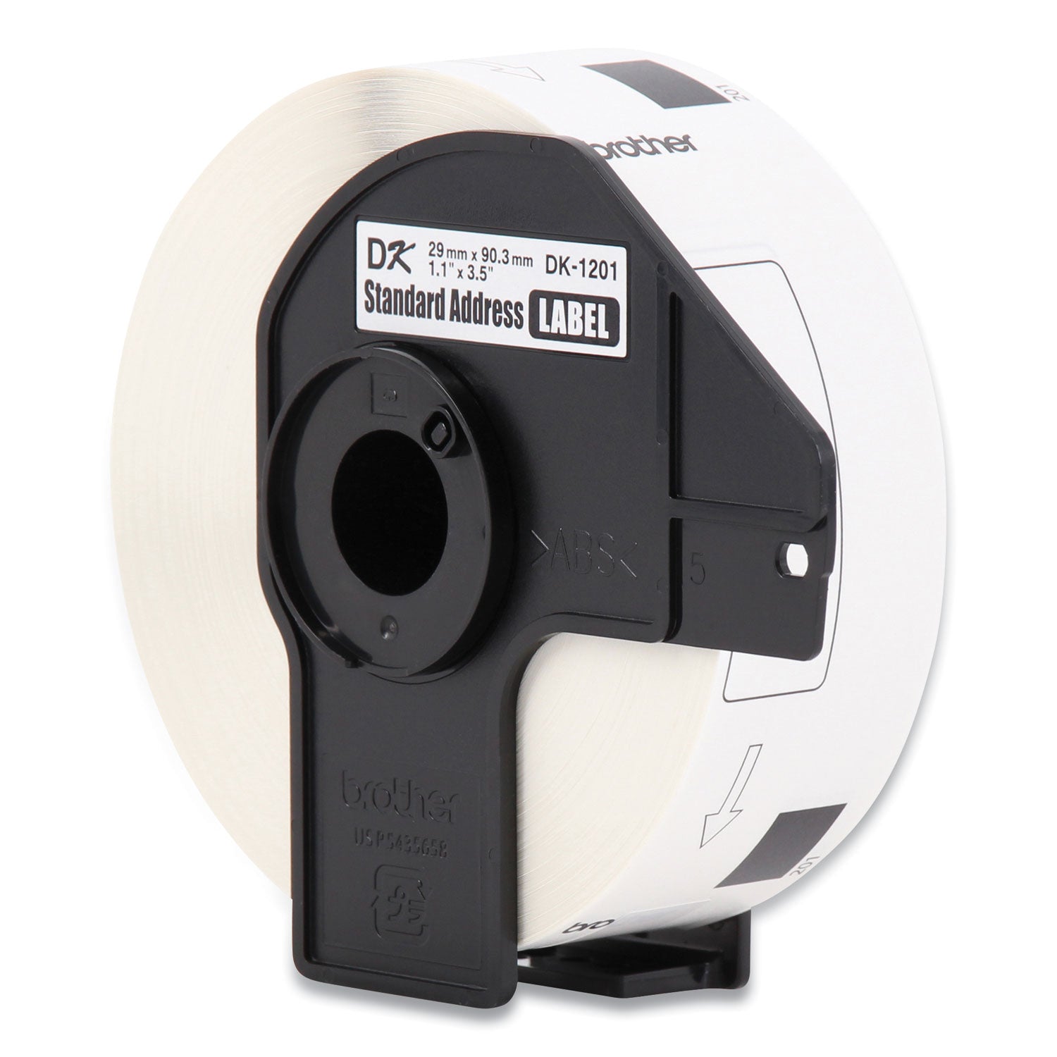 Brother Die-Cut Address Labels, 1.1 x 3.5, White, 400 Labels/Roll, 3 Rolls/Pack