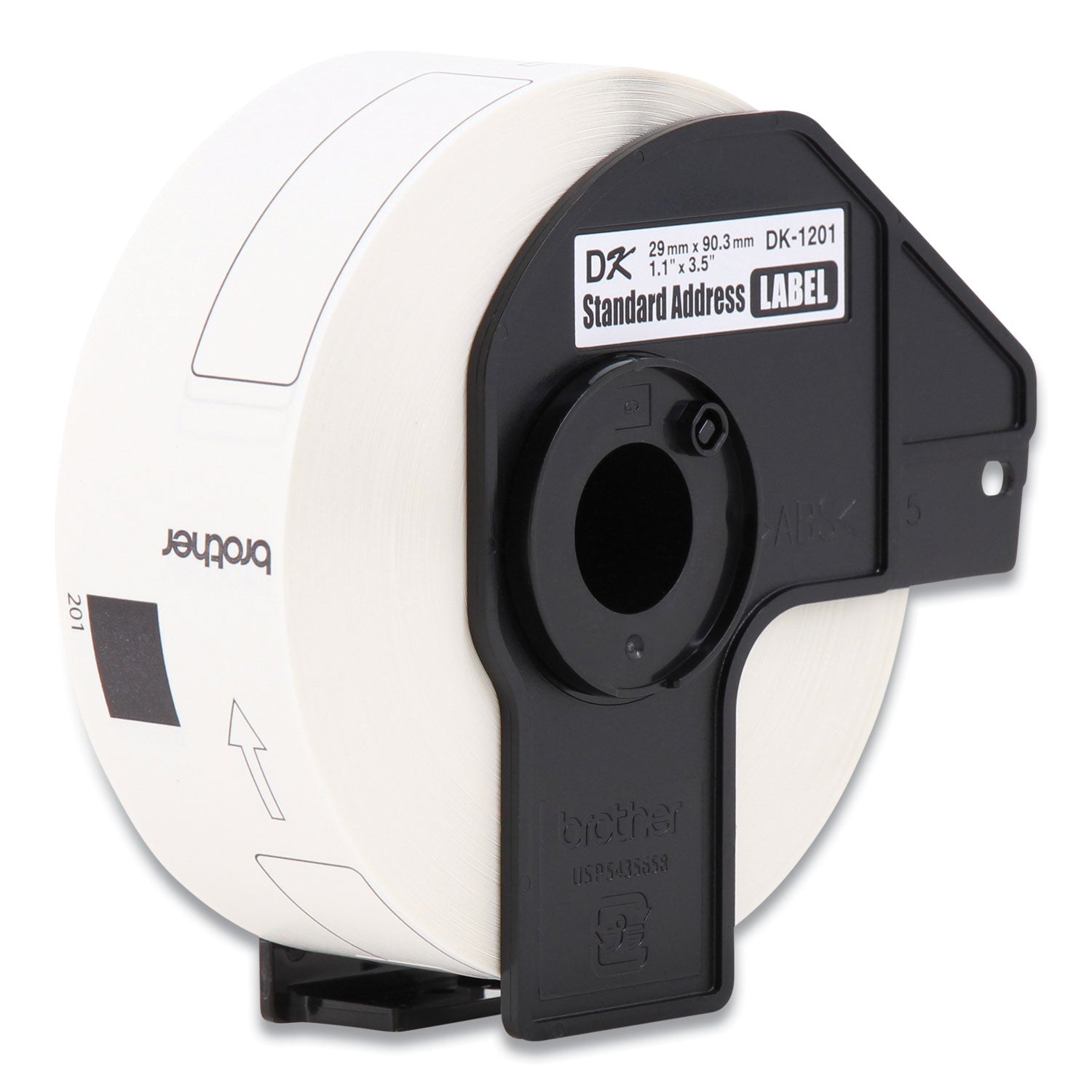 Brother Die-Cut Address Labels, 1.1 x 3.5, White, 400 Labels/Roll, 3 Rolls/Pack