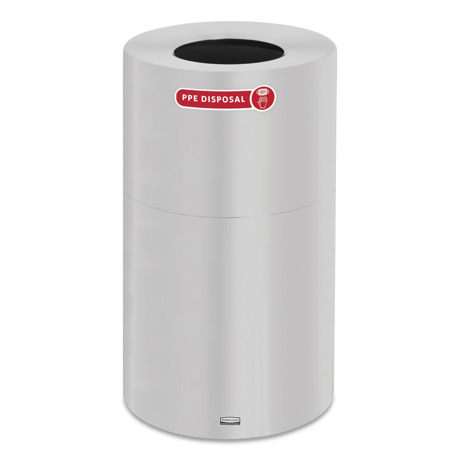 Rubbermaid® Commercial Medical Decal, Ppe Disposal, 10 X 2.5, Red