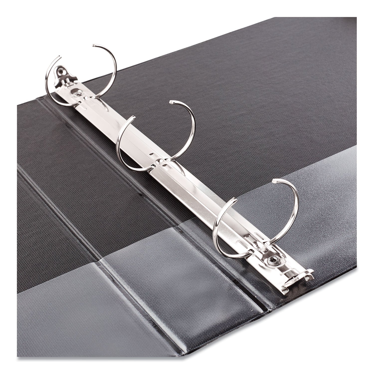 Avery® Economy Non-View Binder With Round Rings, 3 Rings, 1.5" Capacity, 11 X 8.5, Black, (4401)