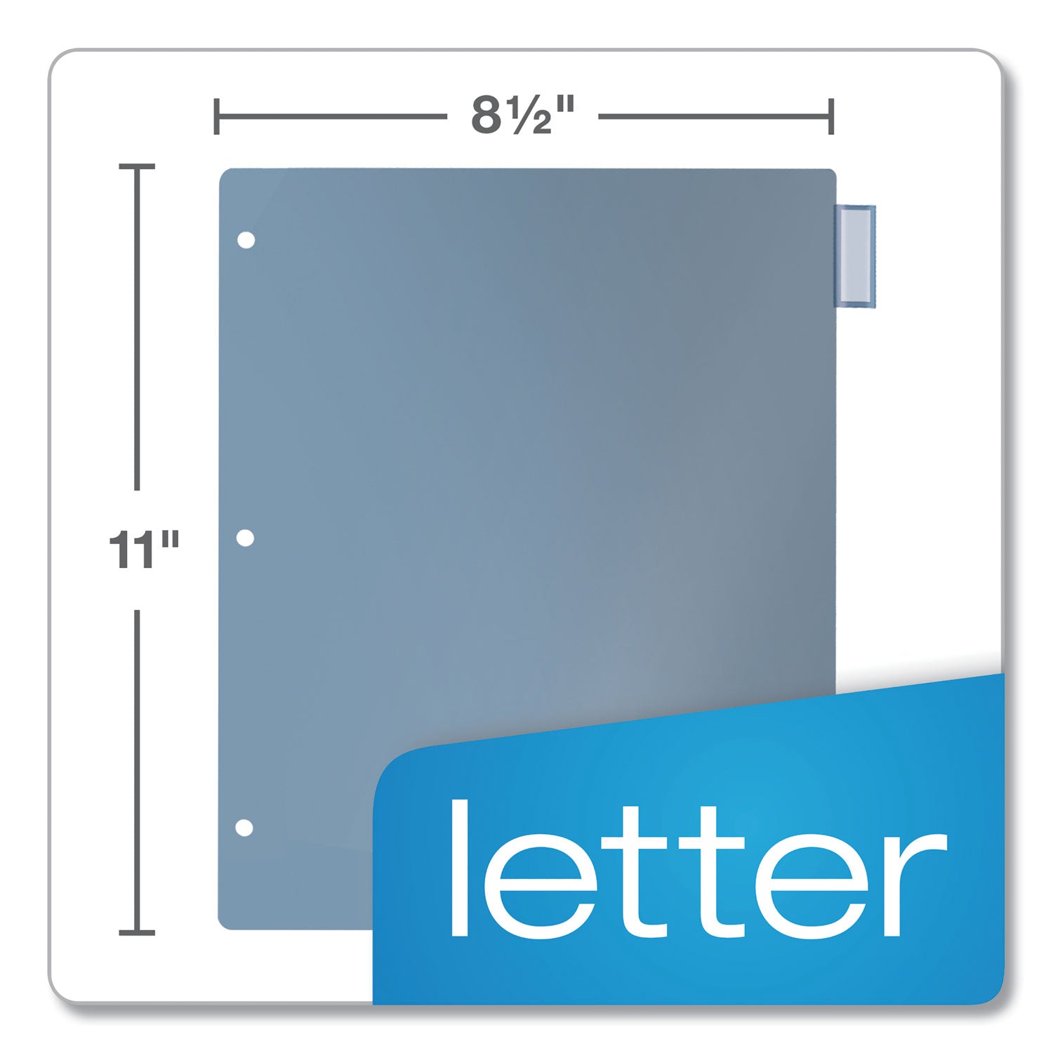 Cardinal® Poly Index Dividers, 8-Tab, 11 X 8.5, Assorted, 4 Sets