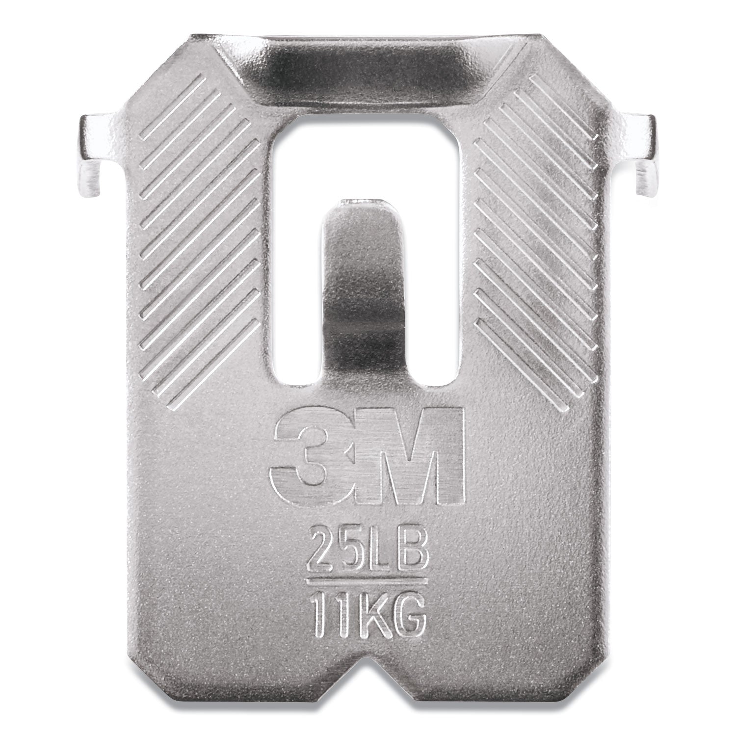 3M™ Claw Drywall Picture Hanger, Stainless Steel, 25 lb Capacity, 4 Hooks and 4 Spot Markers,