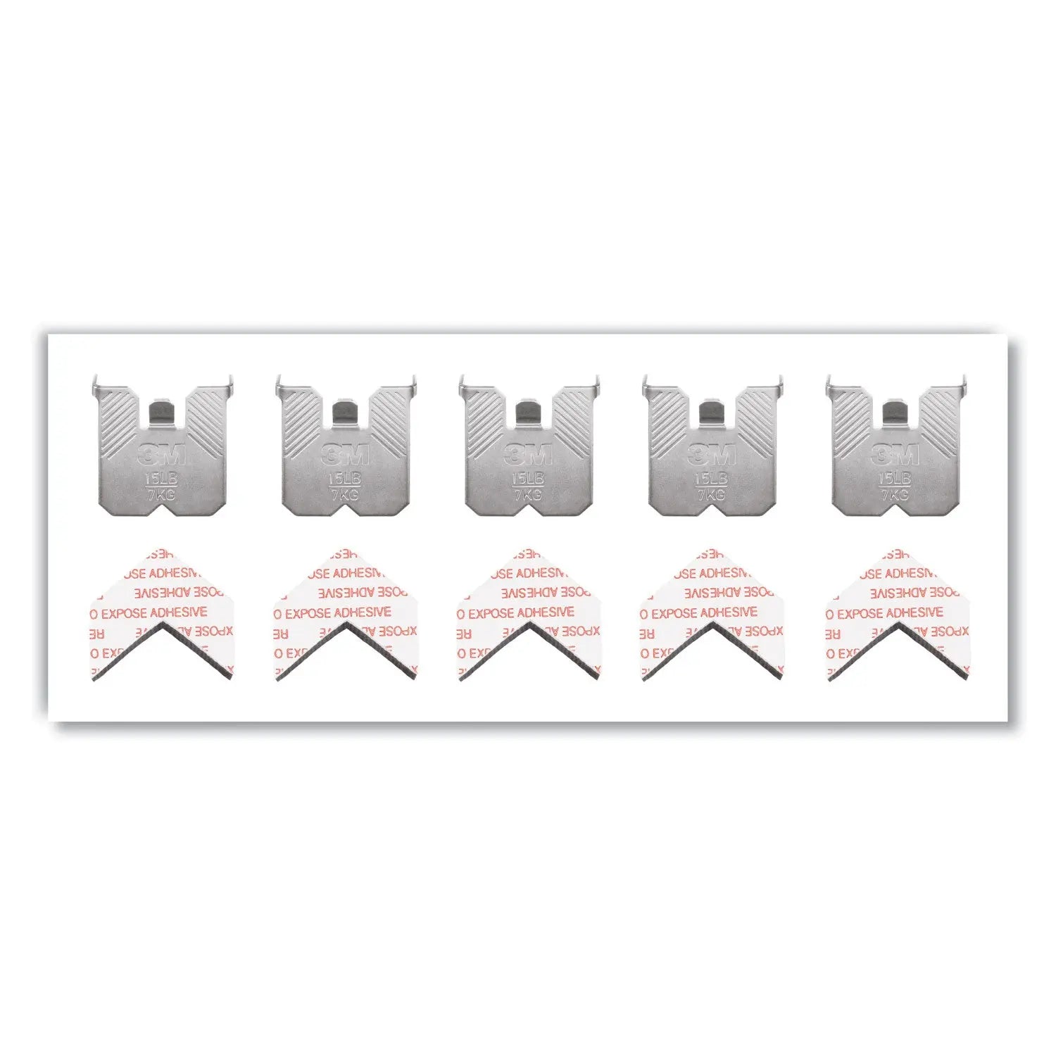 Claw Drywall Picture Hanger, Stainless Steel, 15 lb Capacity, 5 Hooks and 5 Spot Markers 3M™ Flipcost