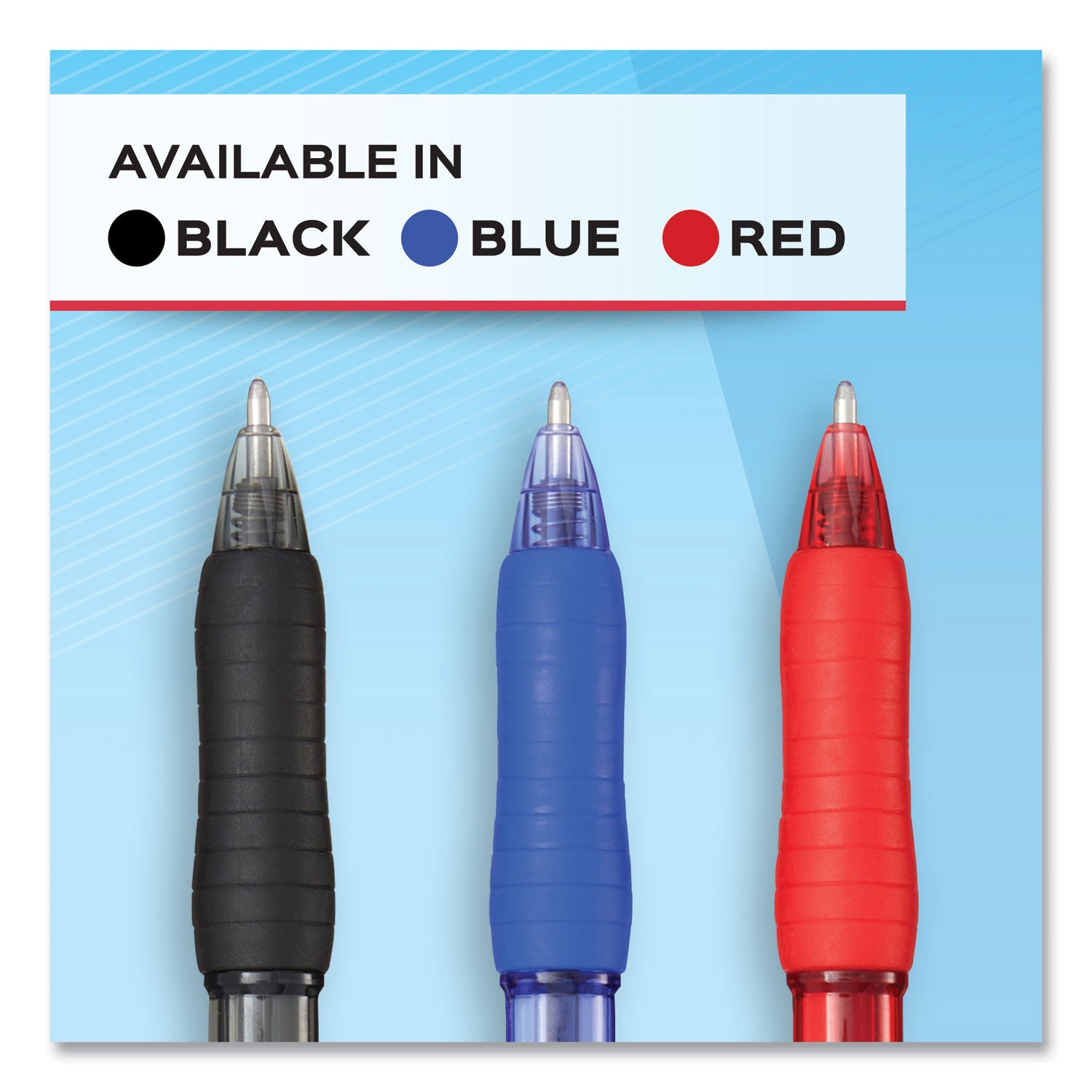 Paper Mate® Profile Ballpoint Pen, Retractable, Medium 1 Mm, Blue Ink, Translucent Blue Barrel, 4/pack