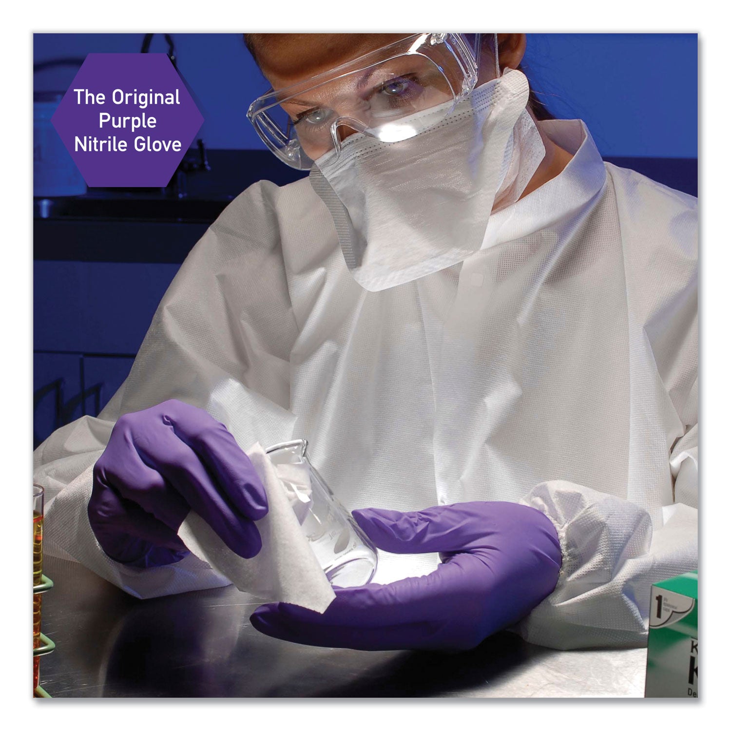 Kimtech™ PURPLE NITRILE Exam Gloves, 242 mm Length, Large, Purple, 1,000/Carton
