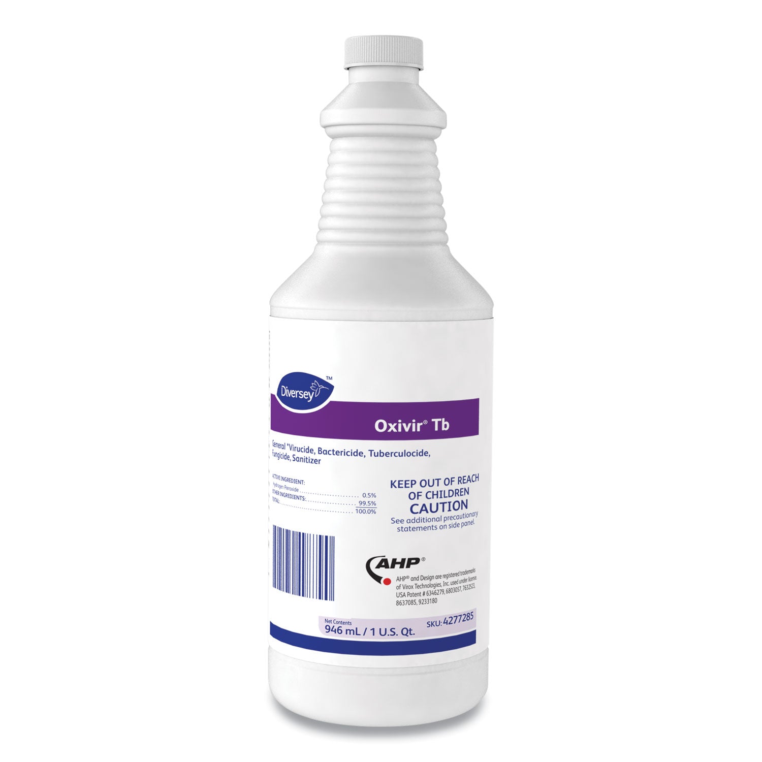 Diversey™ Oxivir Tb One-Step Disinfectant Cleaner, 32 Oz Bottle, 12/carton