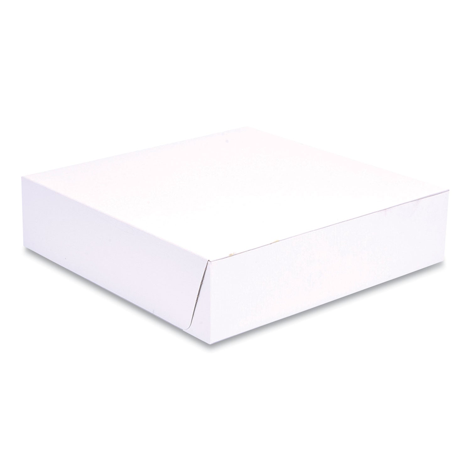 SCT® White One-Piece Non-Window Bakery Boxes, 10 x 10 x 2.5, White, Paper, 250/Bundle