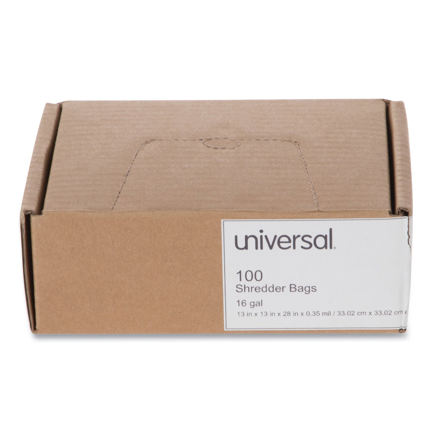 Universal® High-Density Shredder Bags, 16 Gal Capacity, 100/box