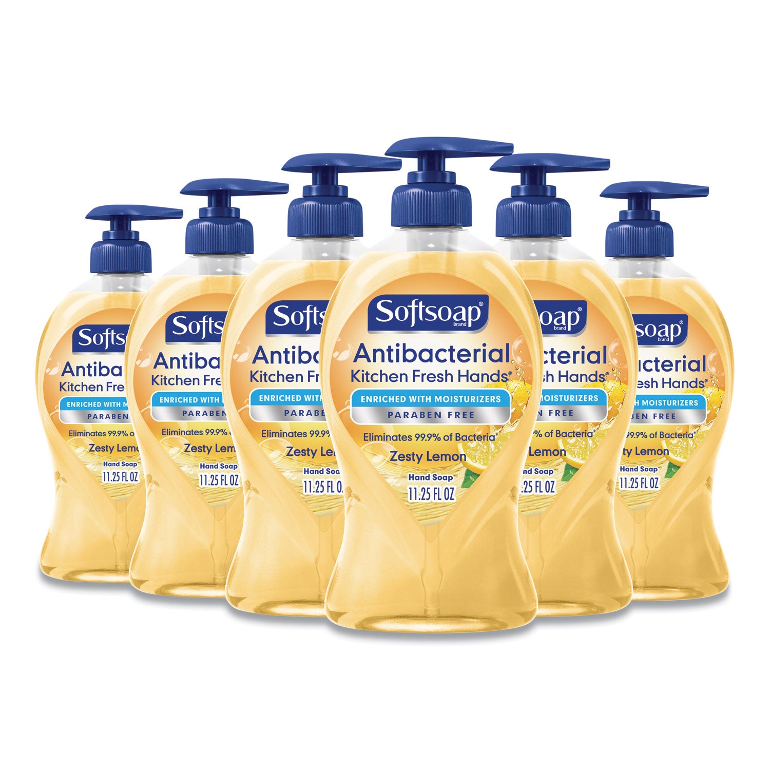 Softsoap® Antibacterial Hand Soap, Citrus Scent, 11.25 oz, 6/Carton