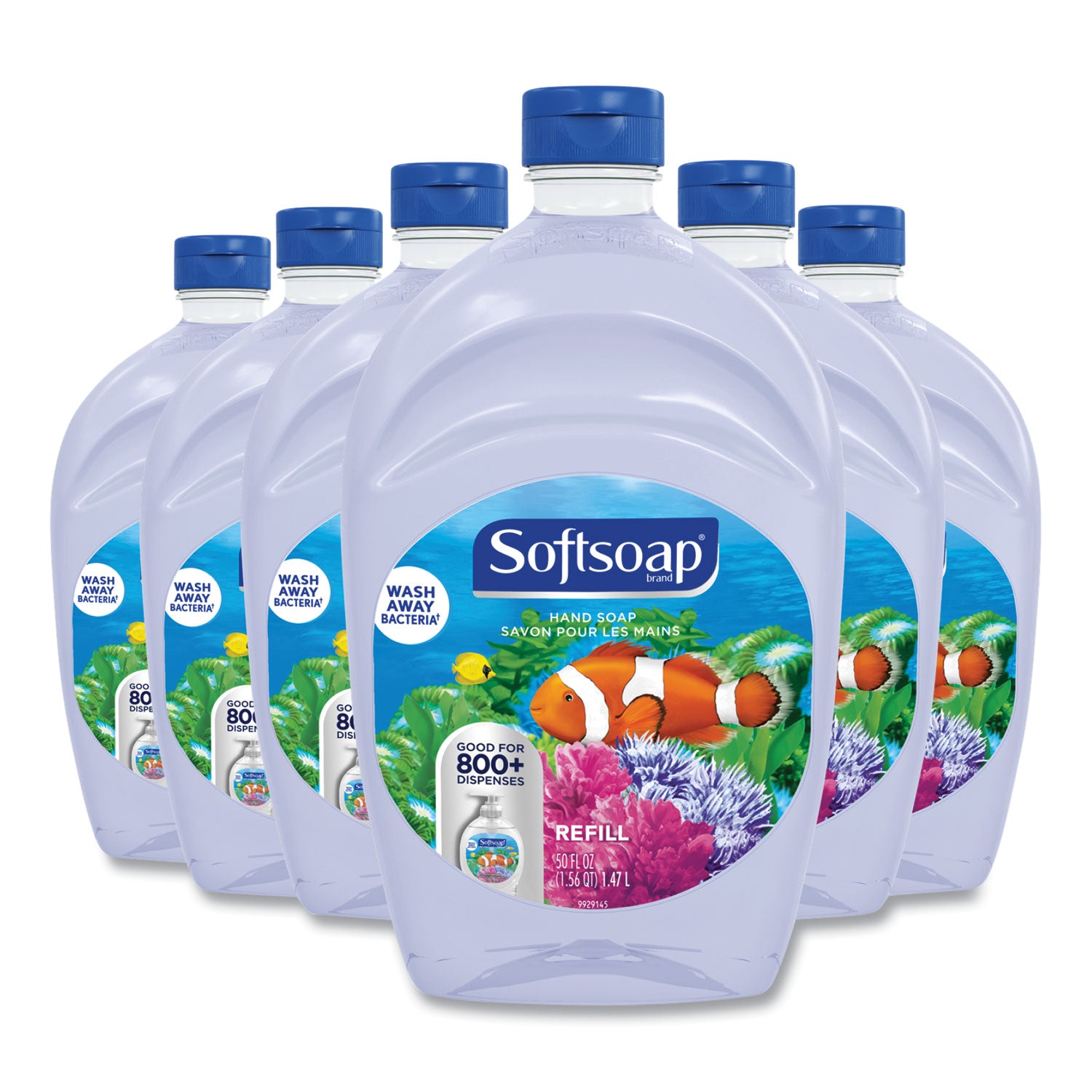 Softsoap® Liquid Hand Soap Refill, Fresh Scent, 50 oz, 6/Carton