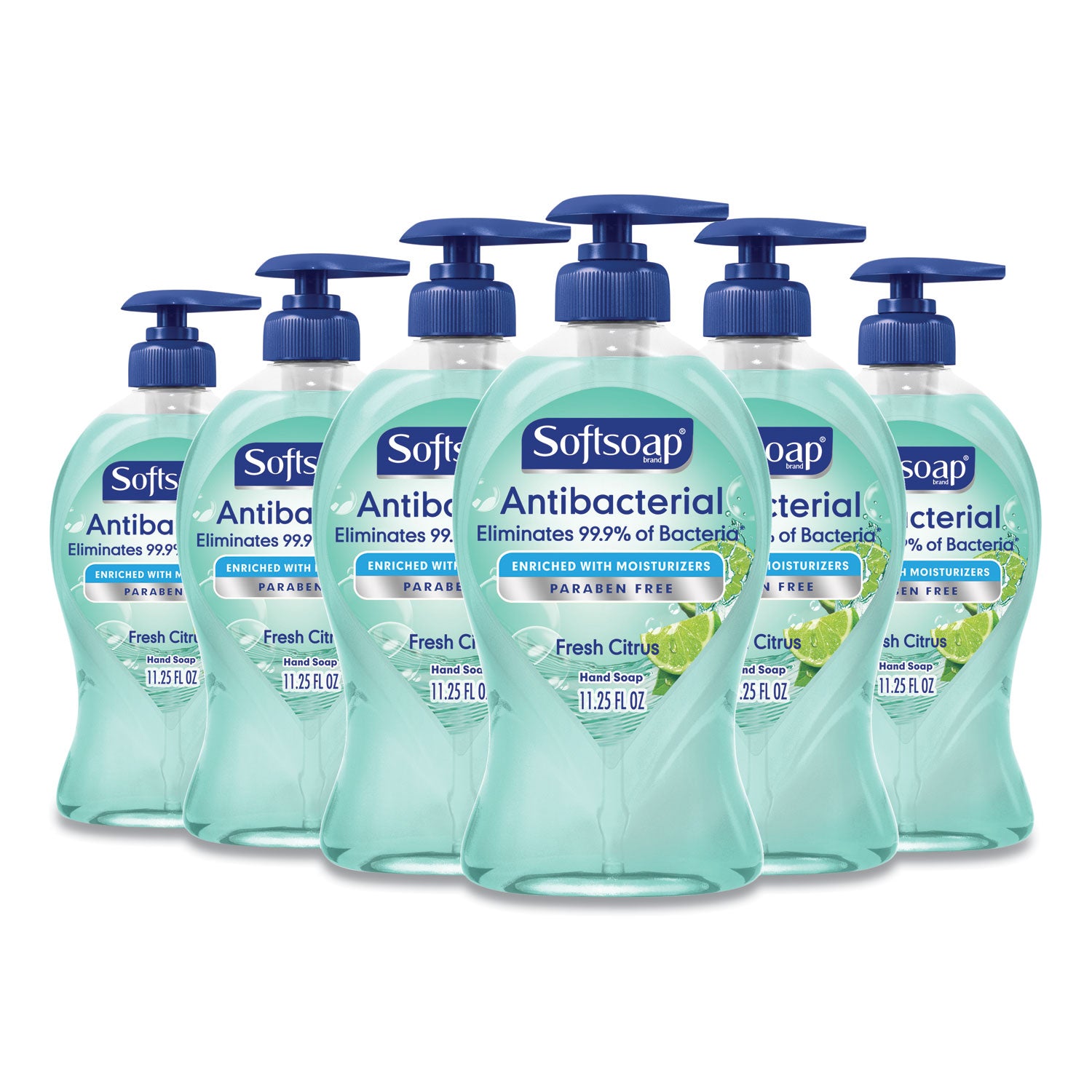 Softsoap® Antibacterial Hand Soap, Fresh Citrus Scent, 11.25 oz, 6/Carton