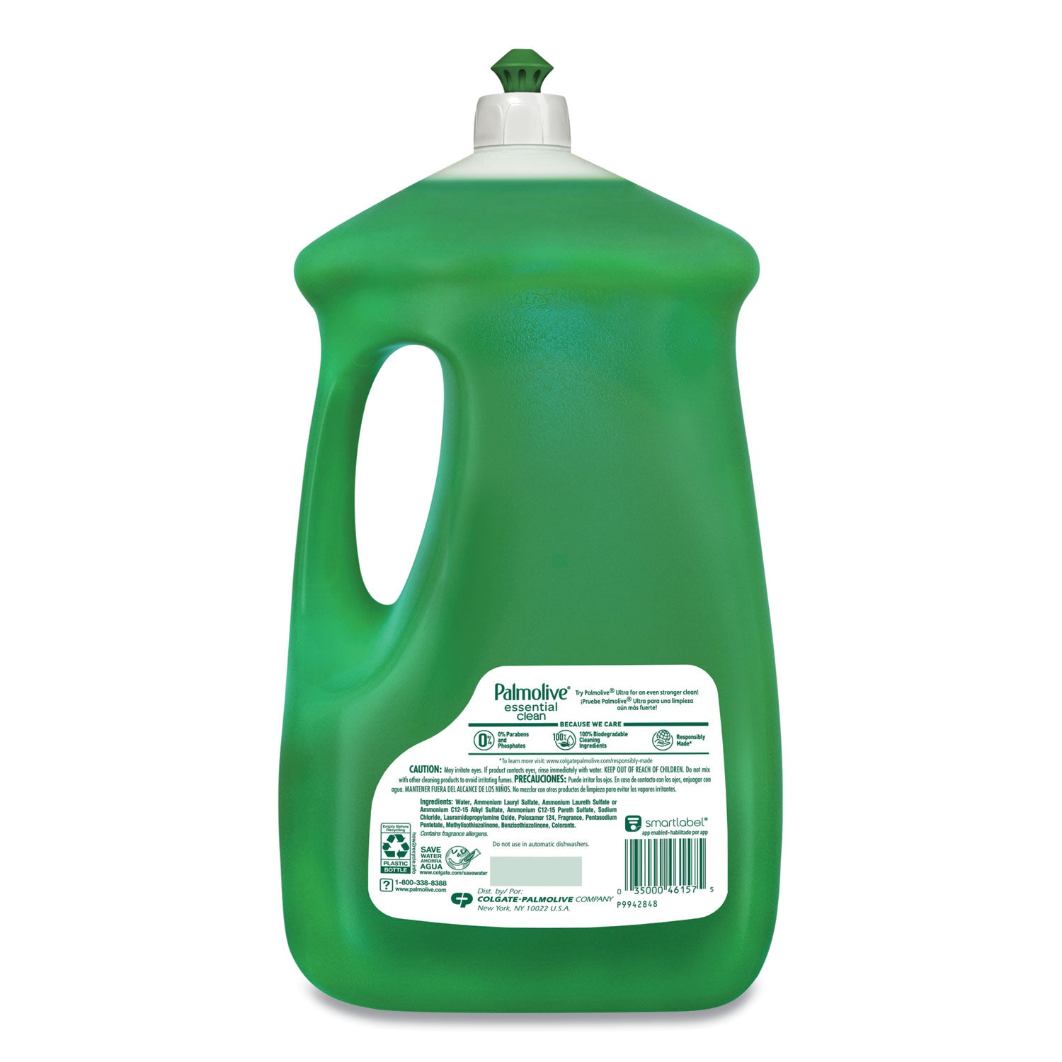 Palmolive® Dishwashing Liquid, Original Scent, Green, 90 Oz Bottle, 4/carton