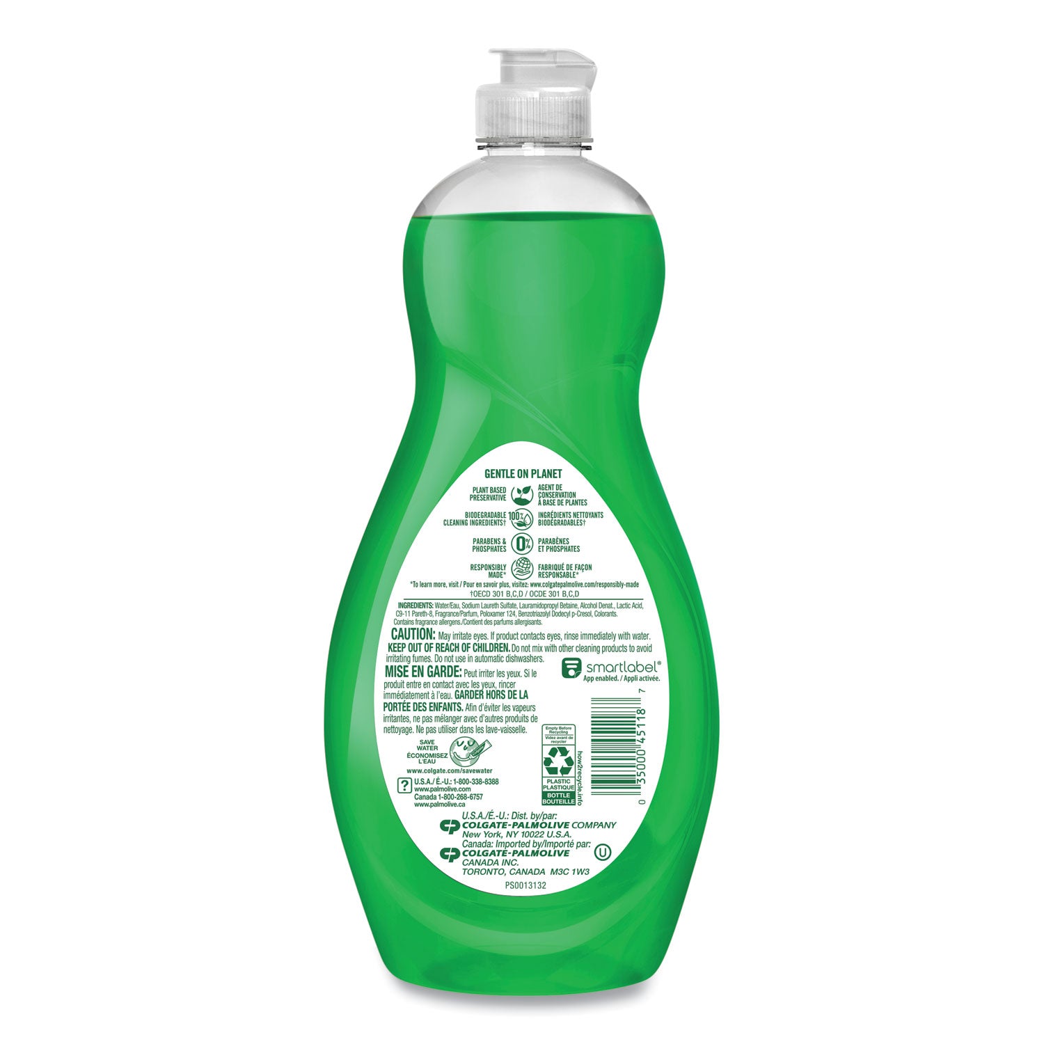 Ultra Palmolive® Dishwashing Liquid, Ultra Strength, Original Scent, 20 Oz Bottle